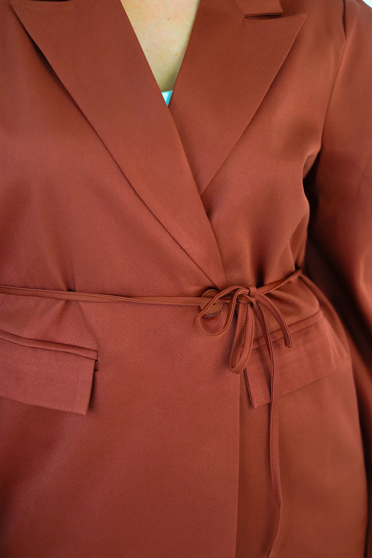 Sako oversized wrap
