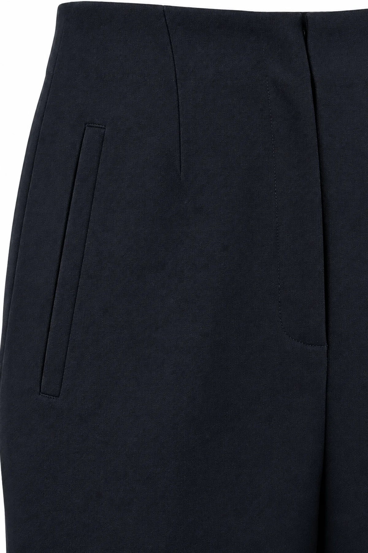 Pantallona wide-leg cropped