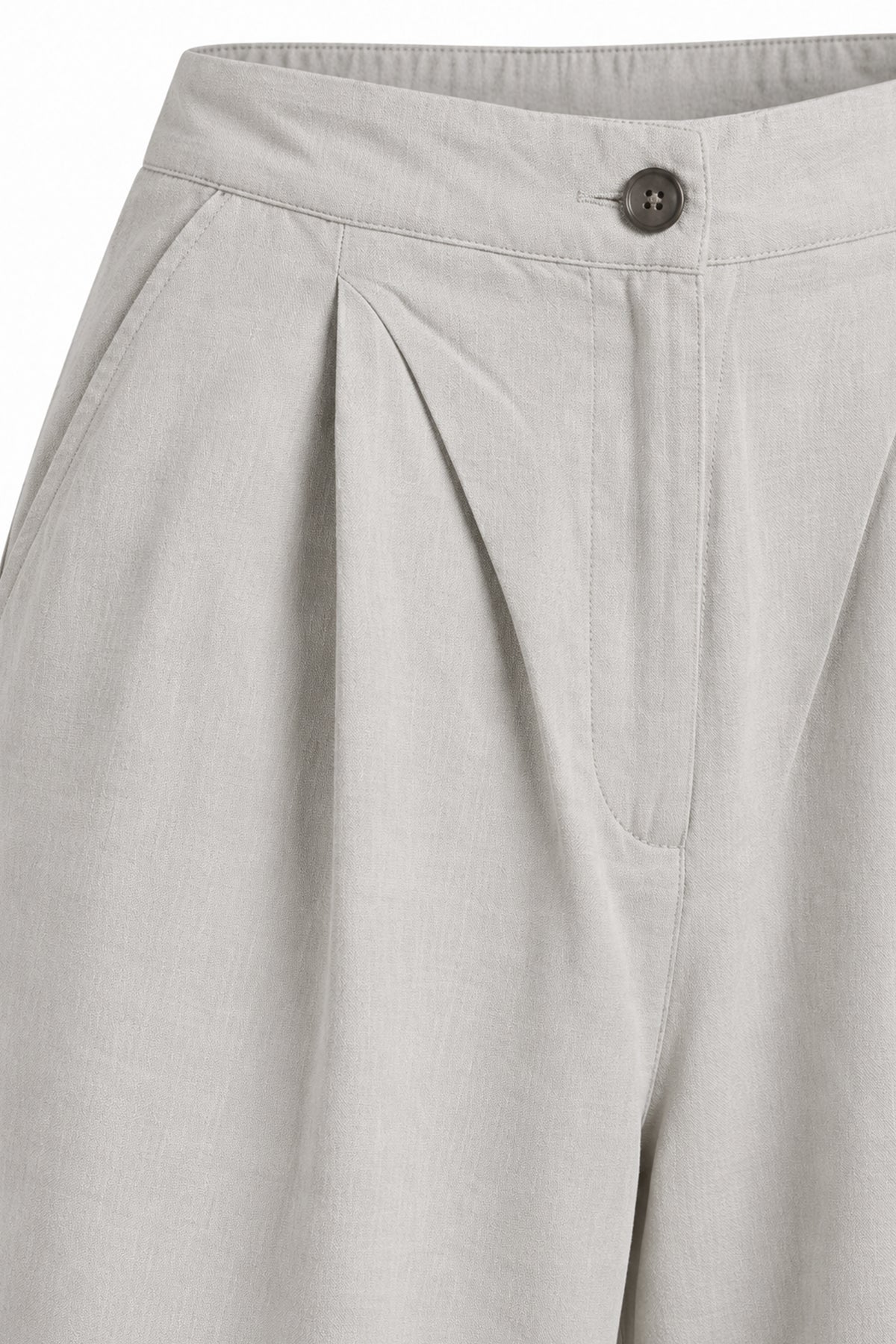 Pantallona light gray linen