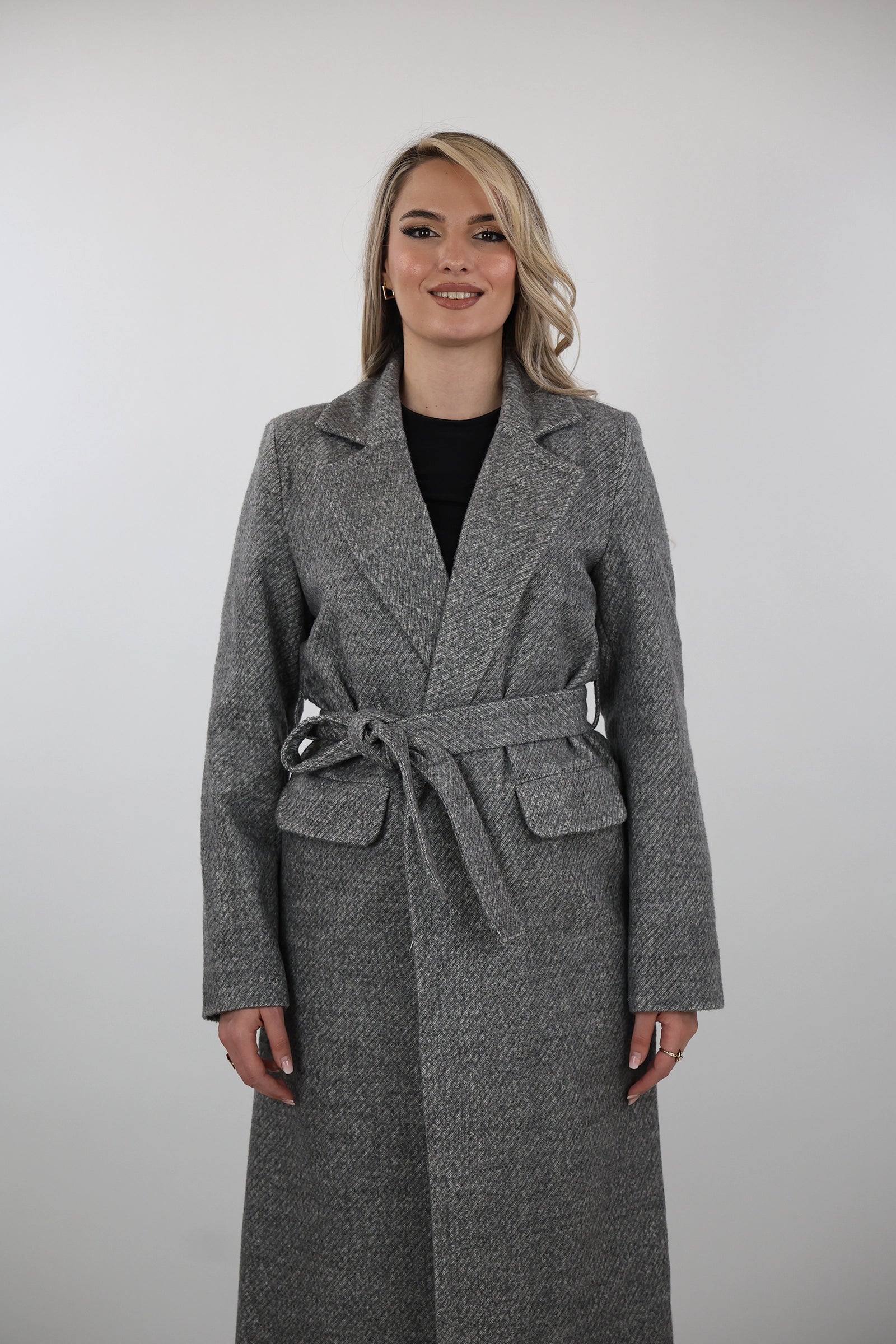 Pallto belted overcoat