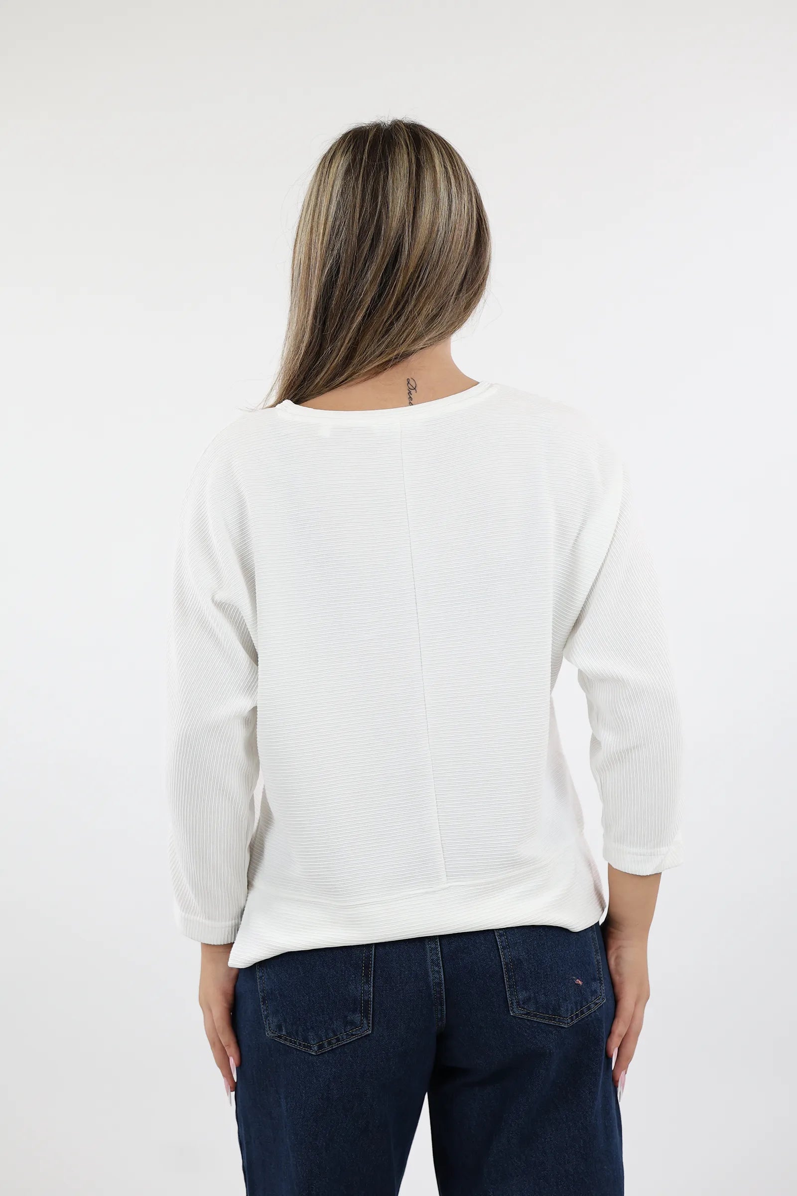 BLUZË WHITE DOLMAN