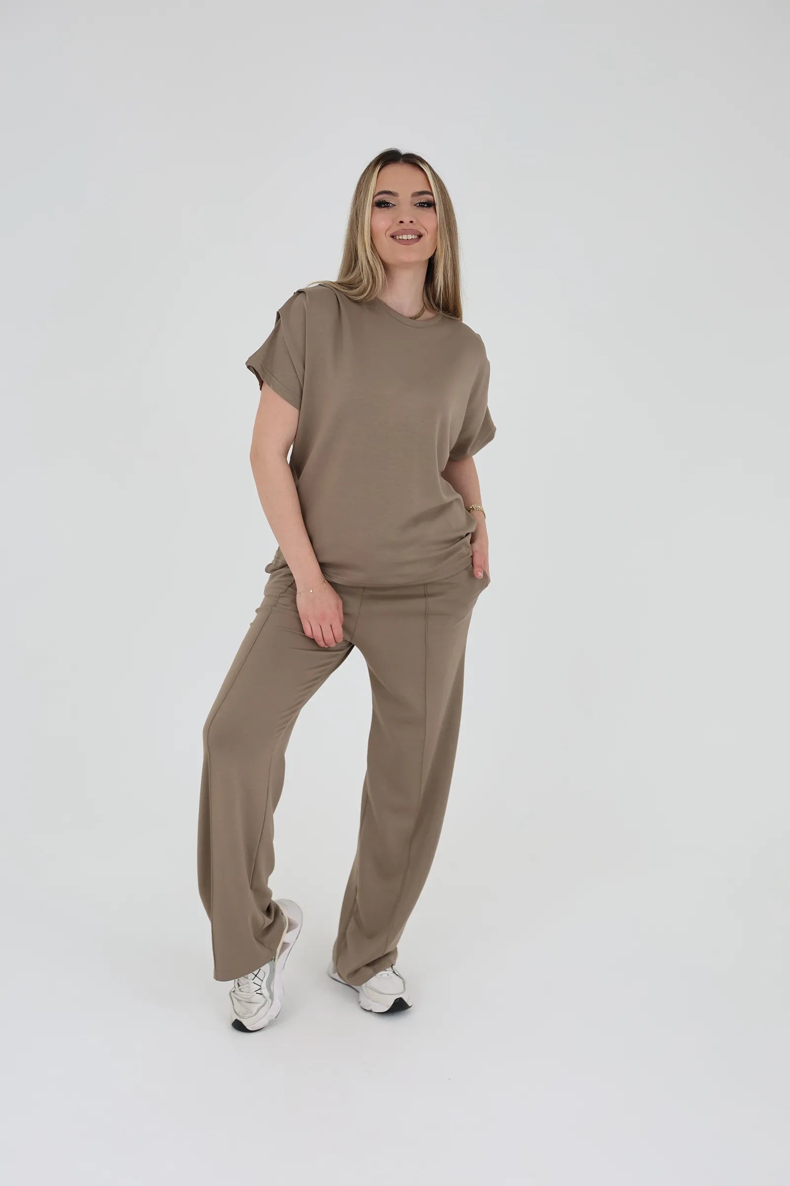 Trenerka wide leg joggers
