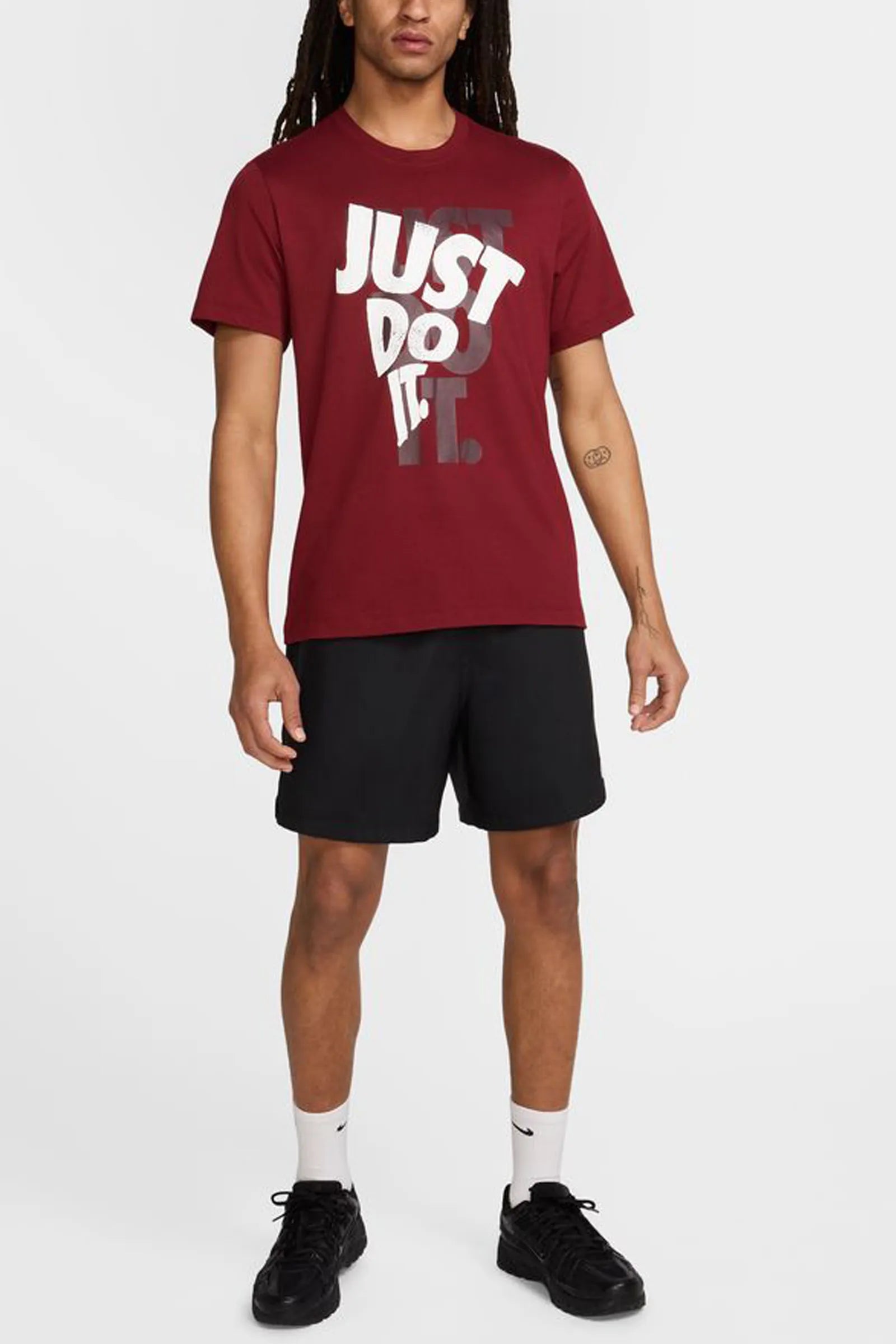 MAICË NIKE ATHLETIC T-SHIRT BURGUNDY