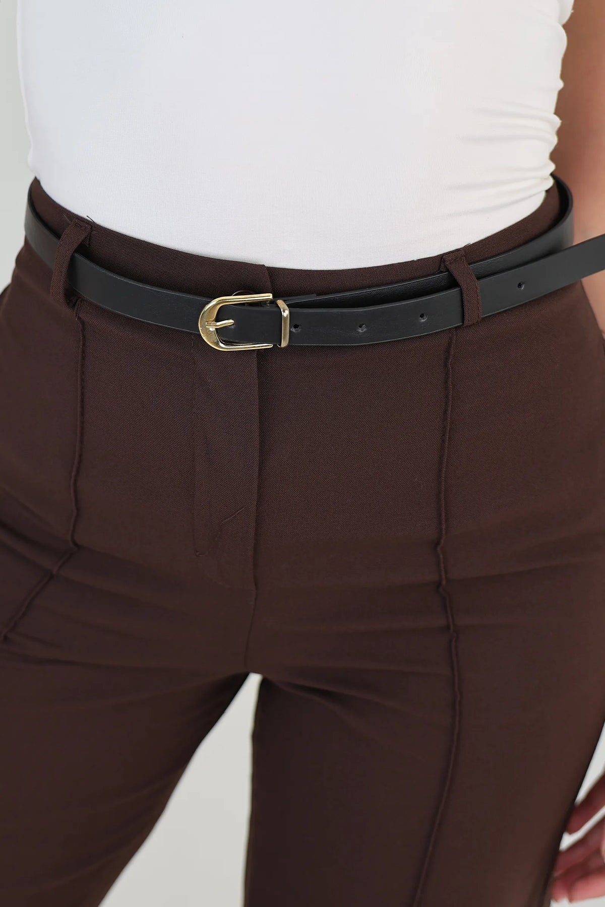 Pantallona with belt