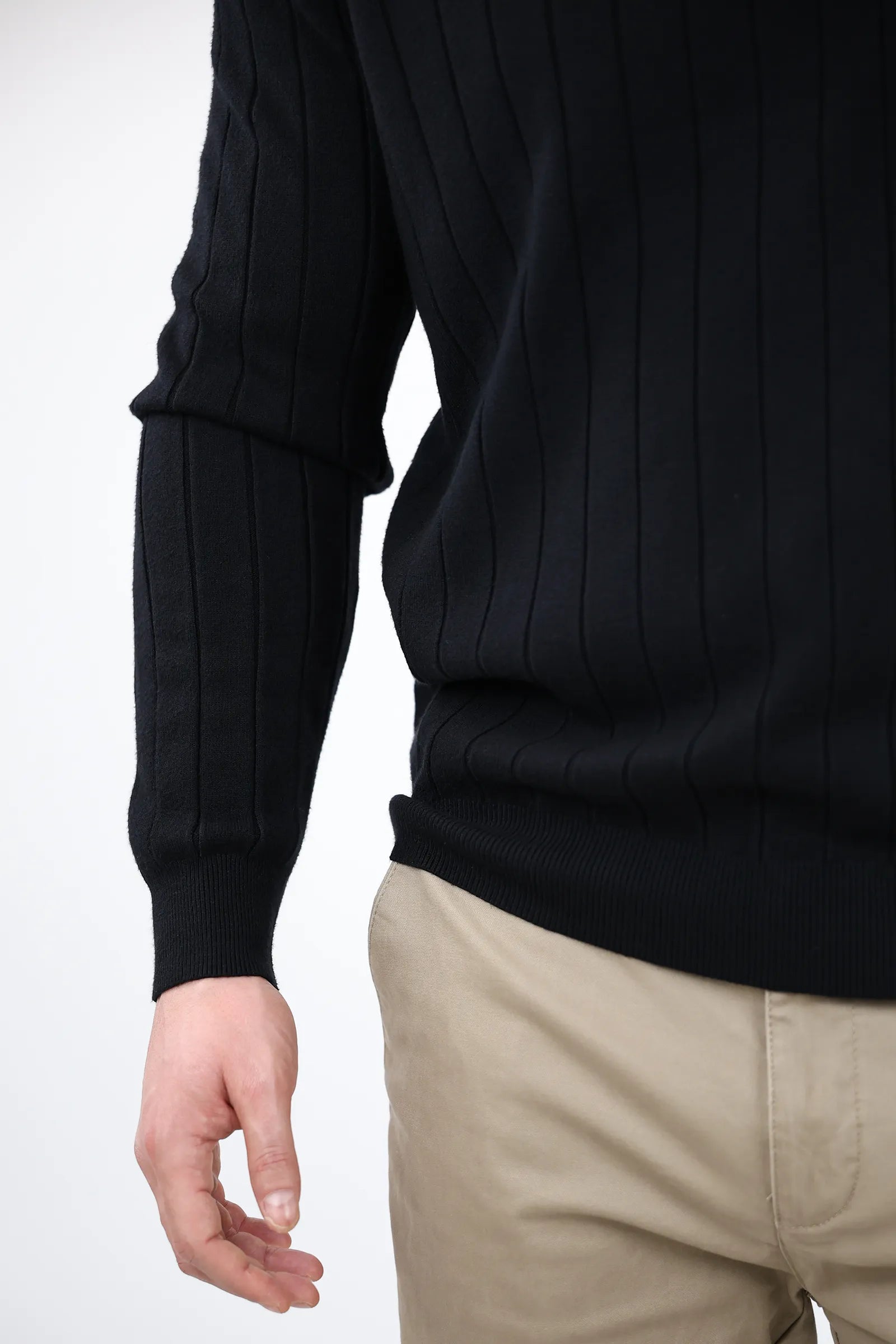 XHEMPER Textured Polo Shirt