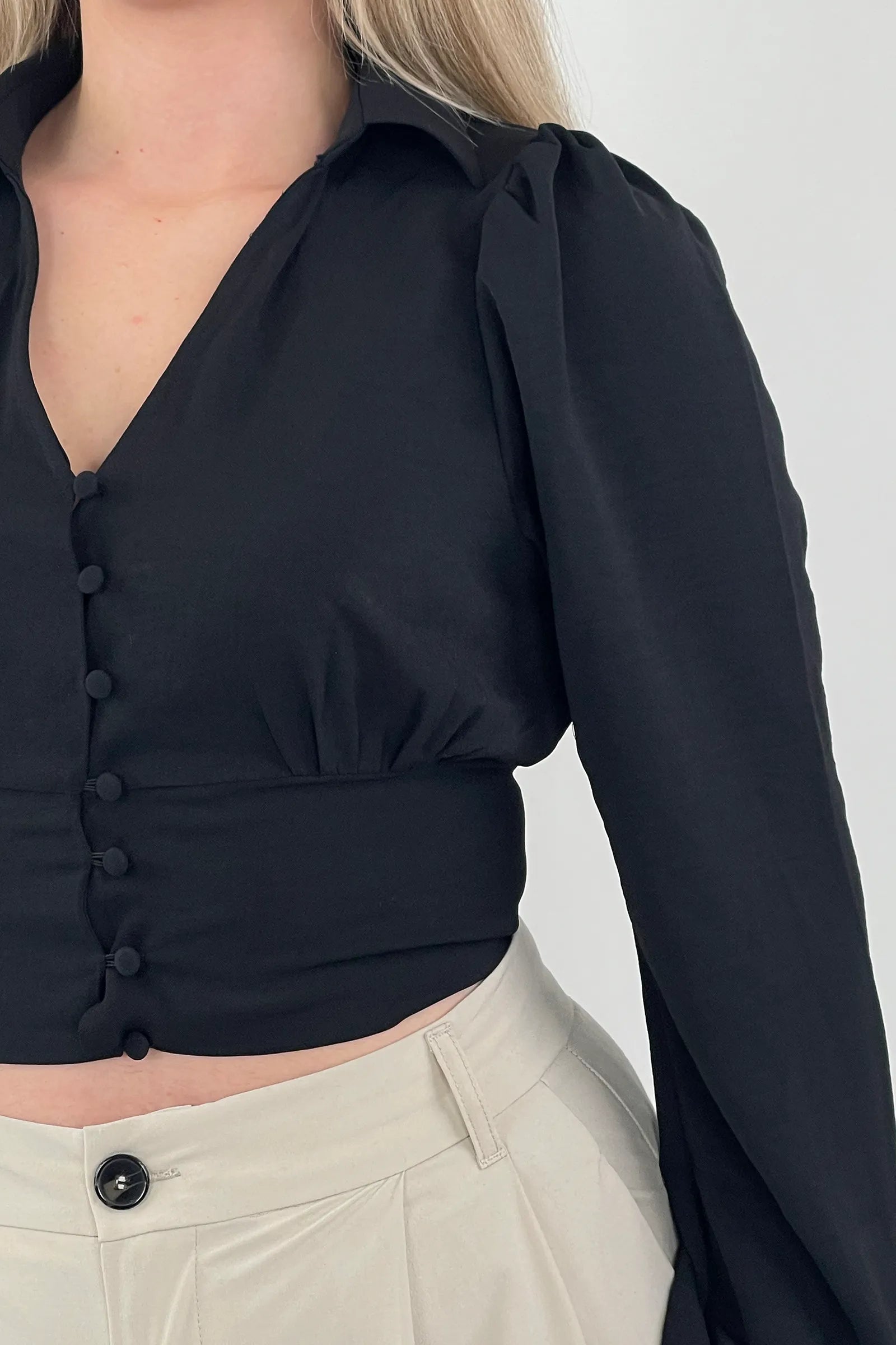 Kemishe shirred waist