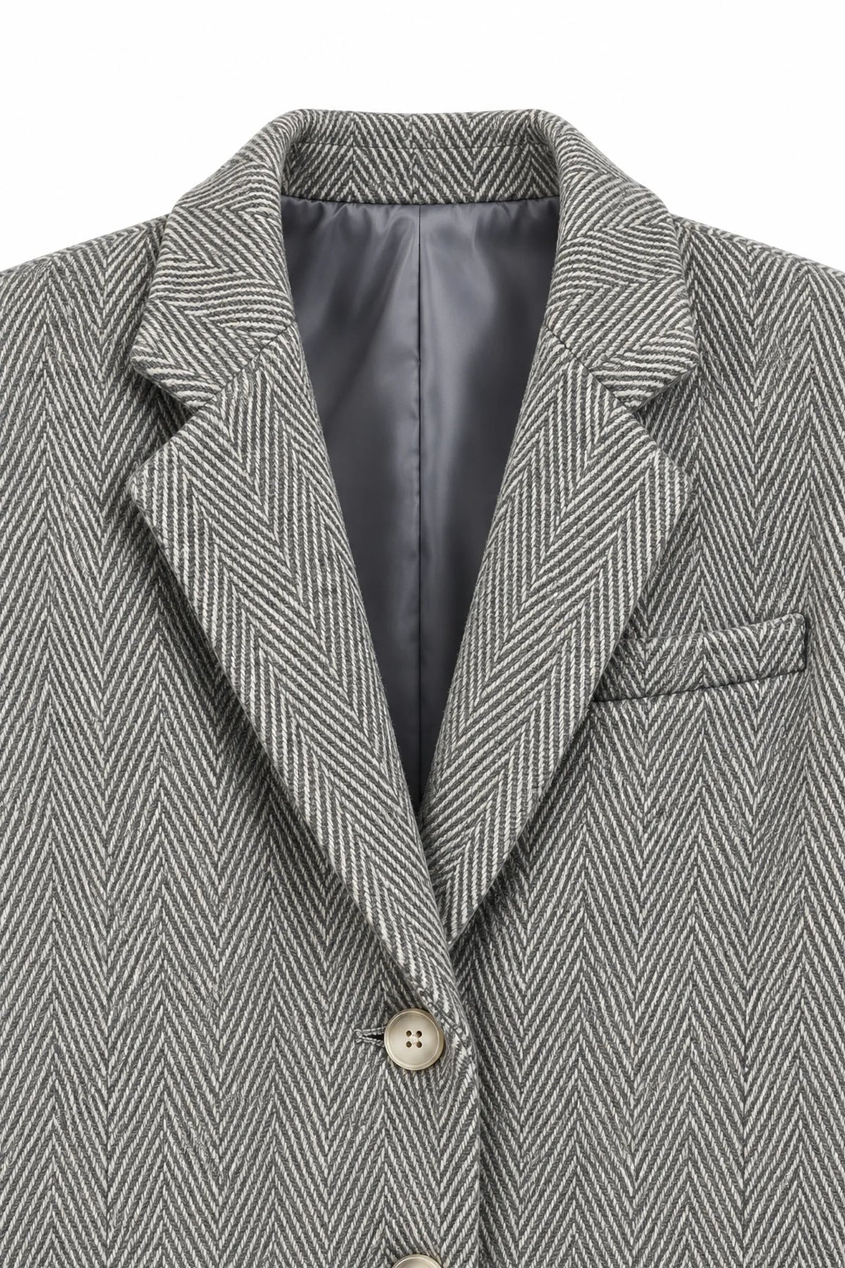 Sako herringbone-patterned