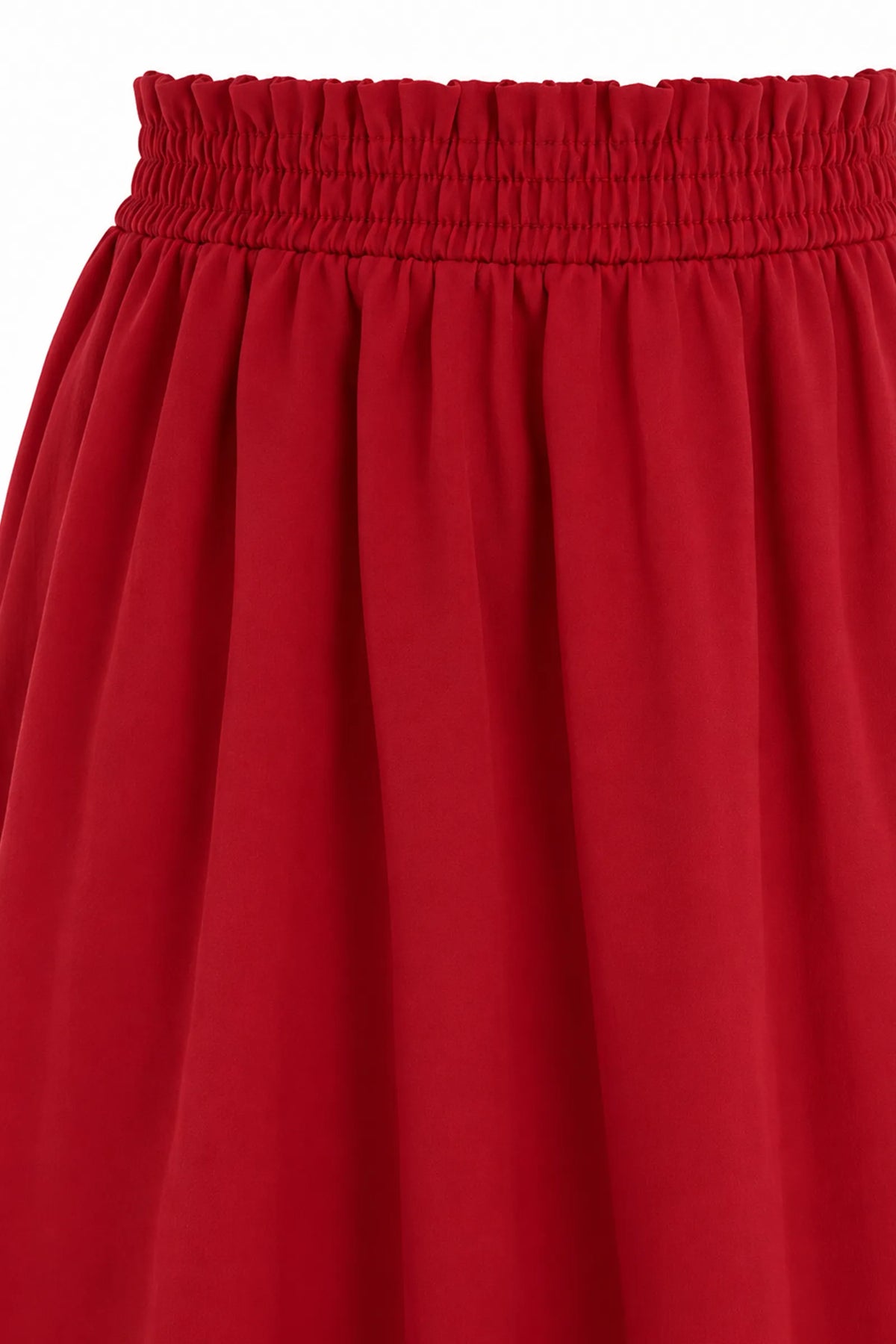 Fund  red midi skirt