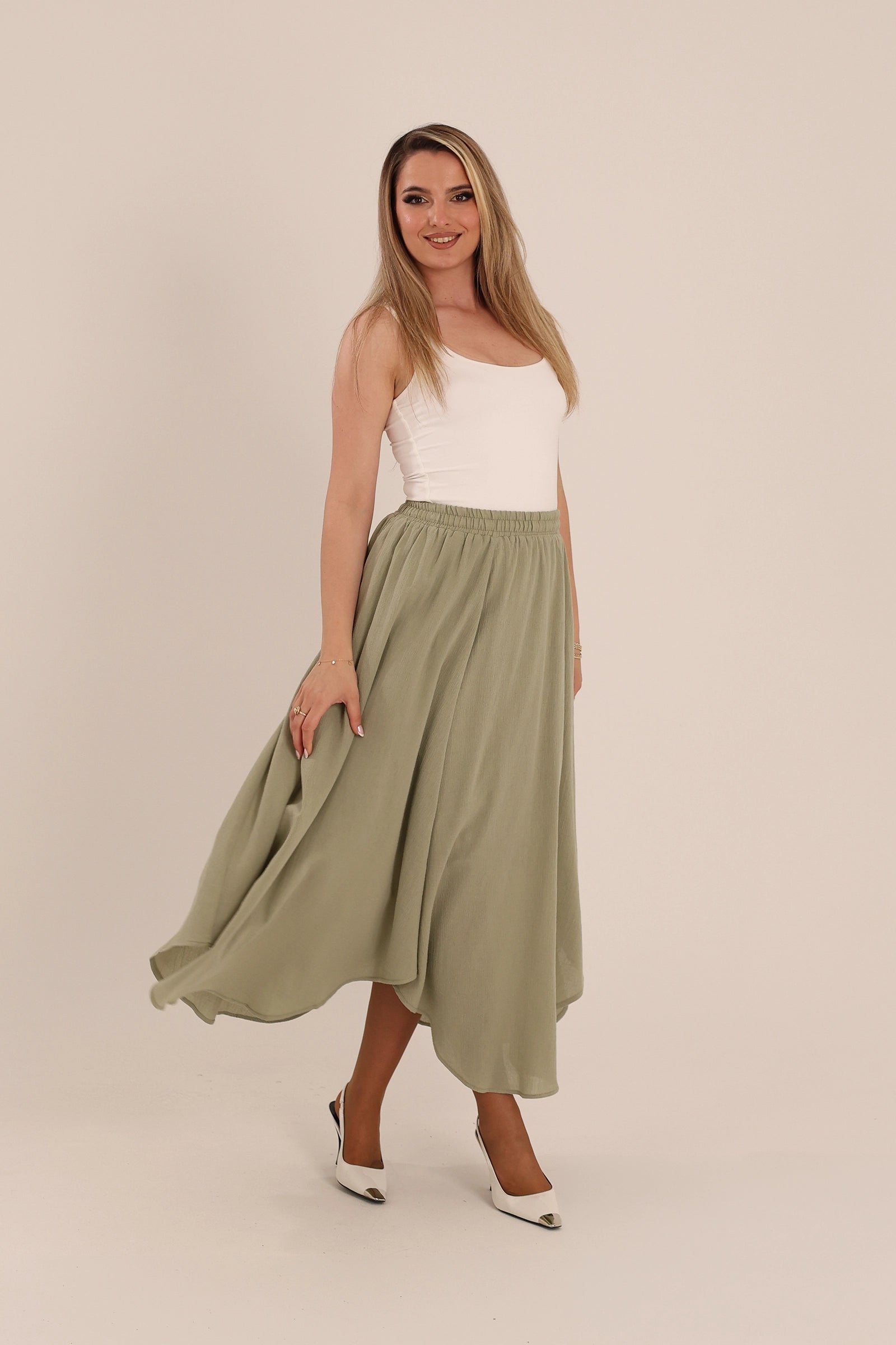 Fund flowy linen