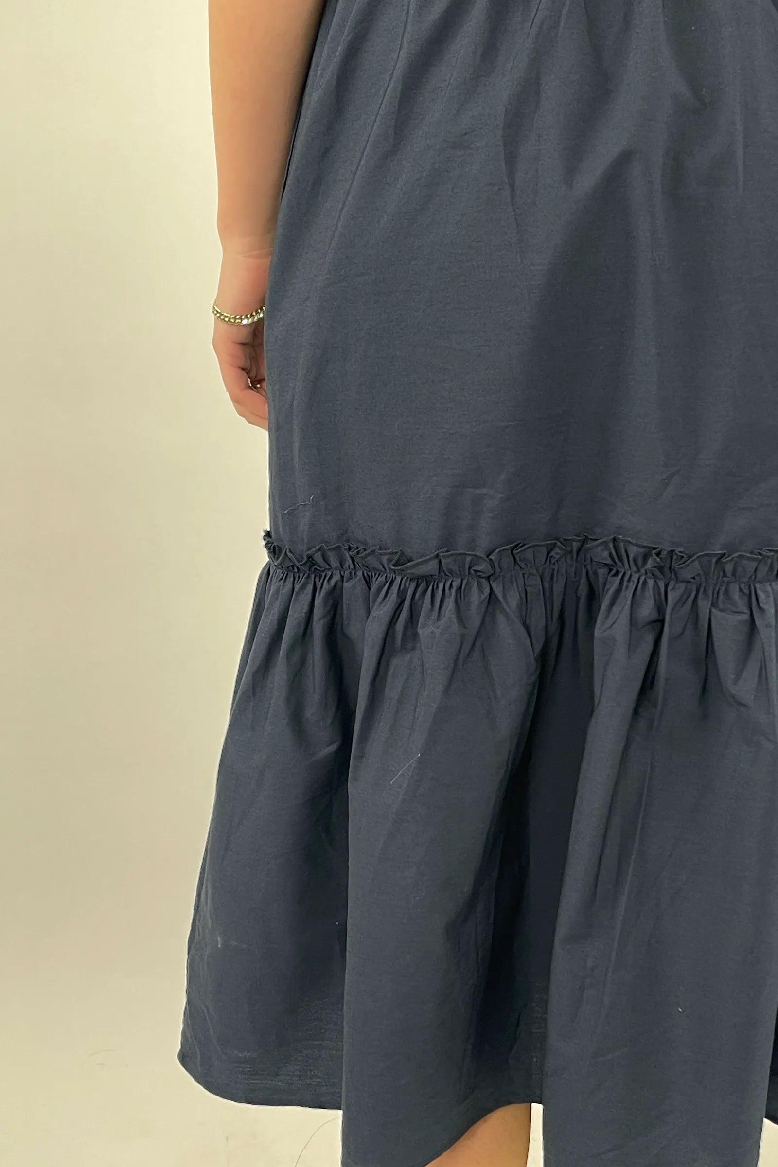 Fustan navy grace midi