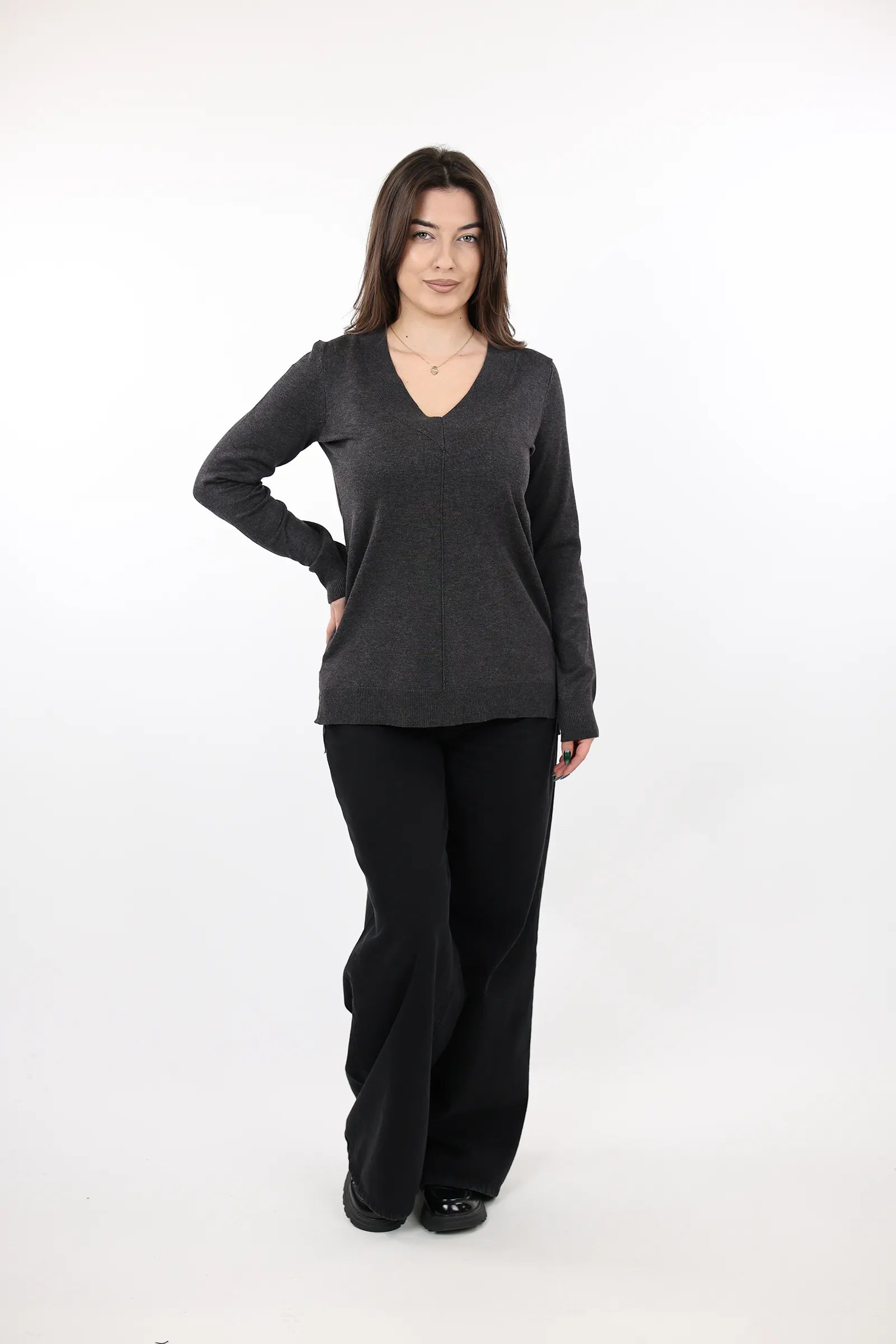 XHEMPER Merino V-Neck