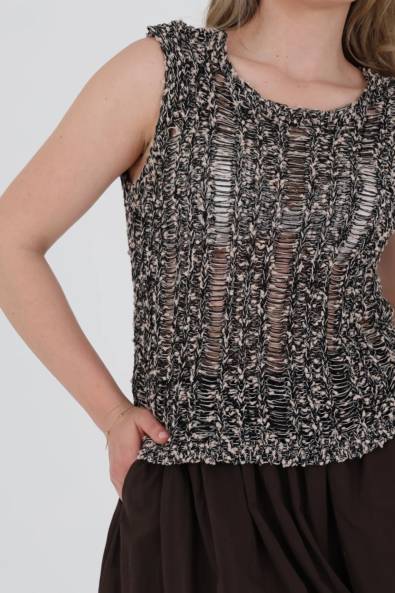 Maice knit sleeveless