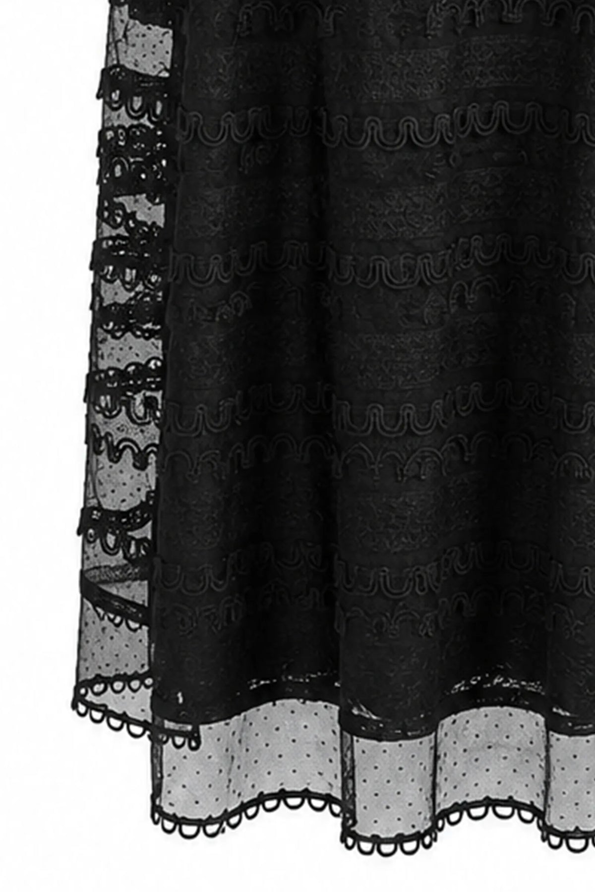Fustan gown black