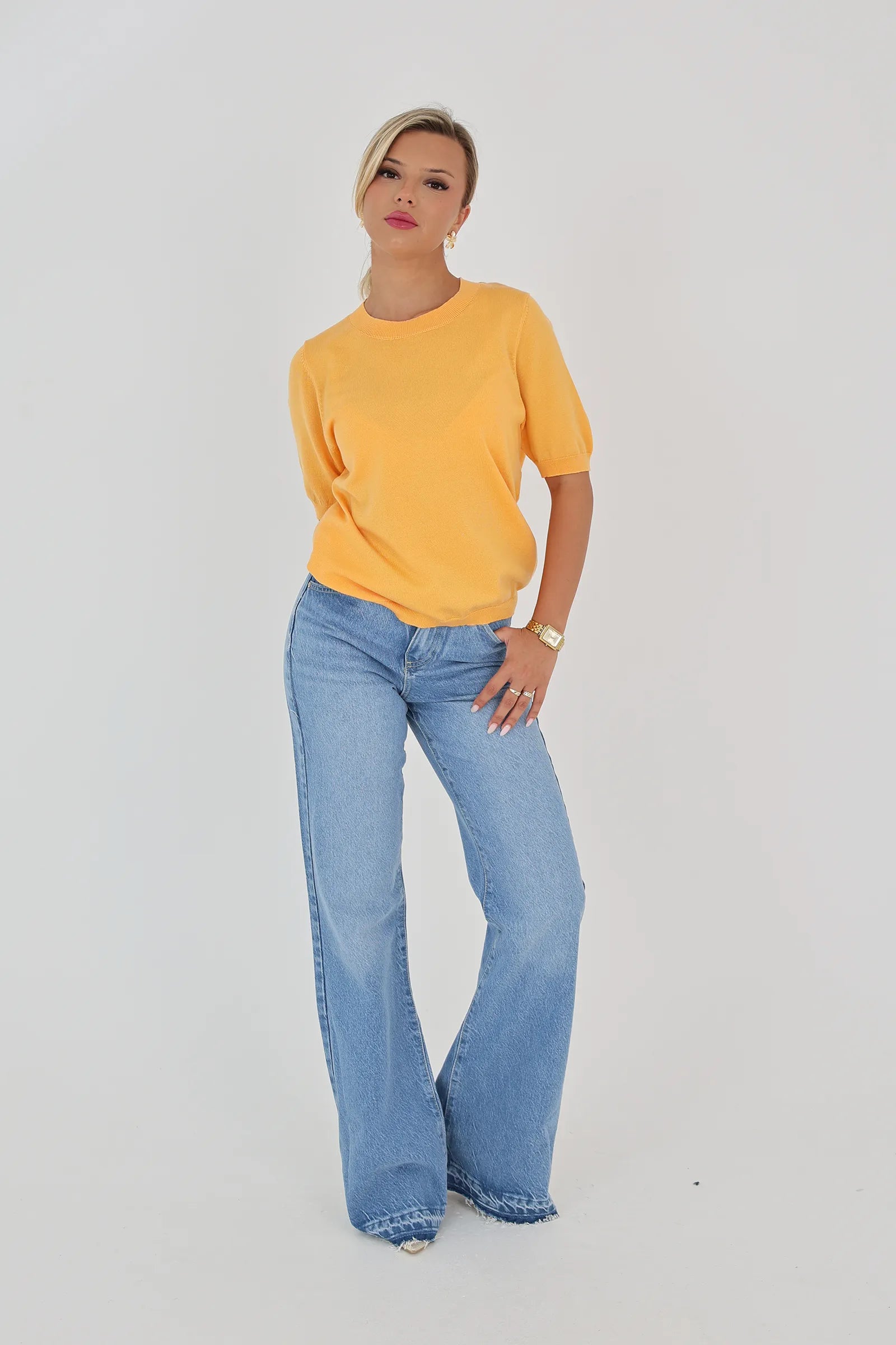 Maice knit tee