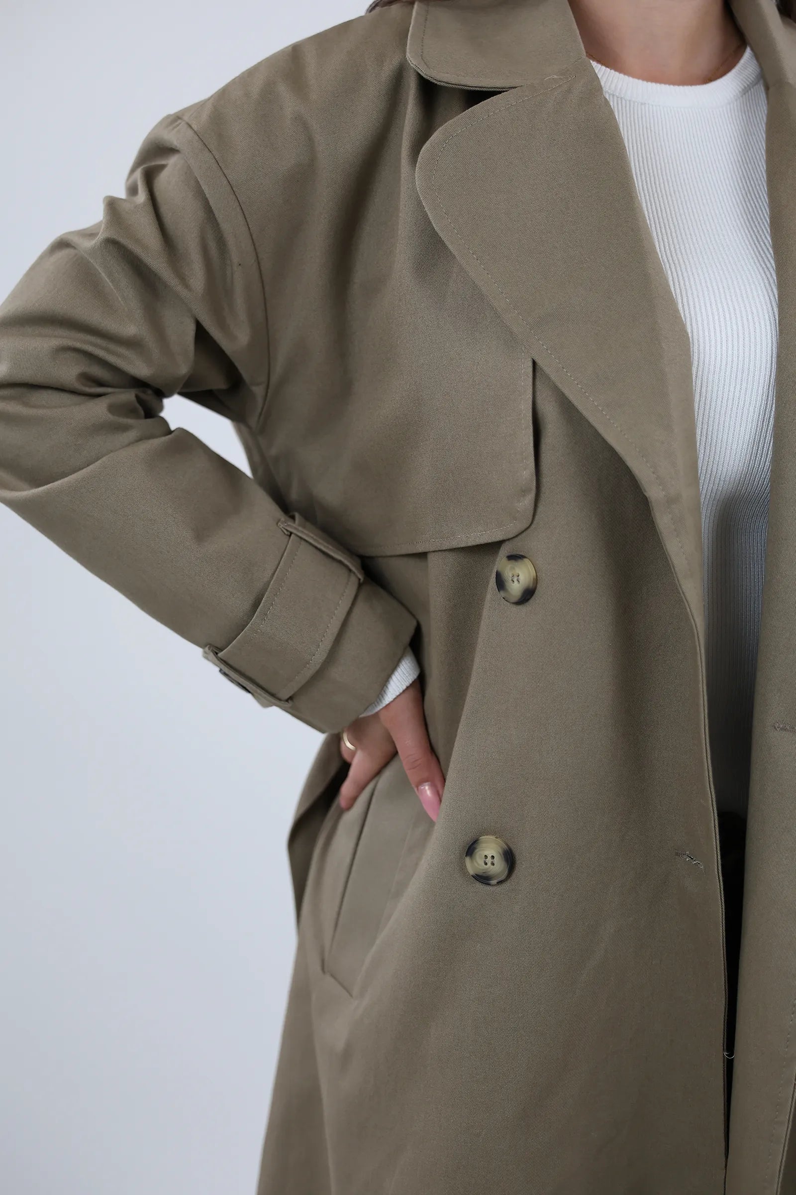 MANTIL TRENCH BUTTON