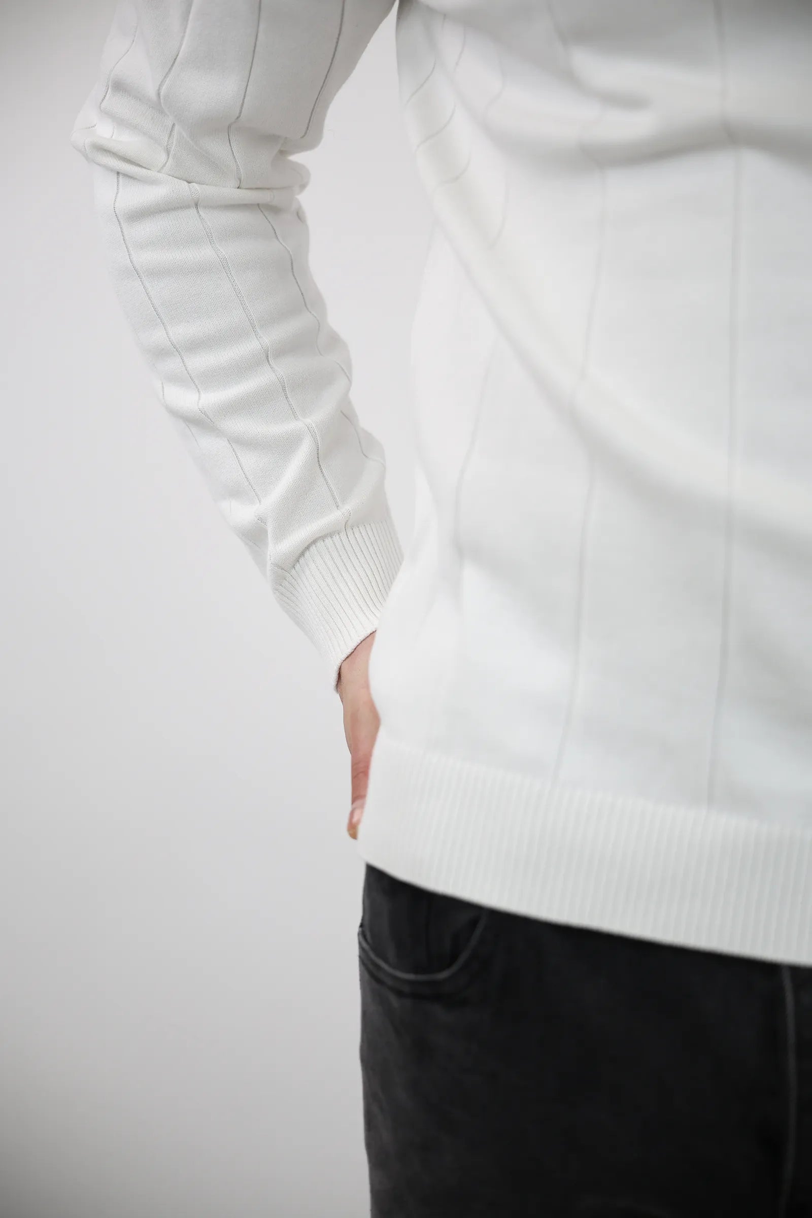 XHEMPER Vertical Stripe Sweater