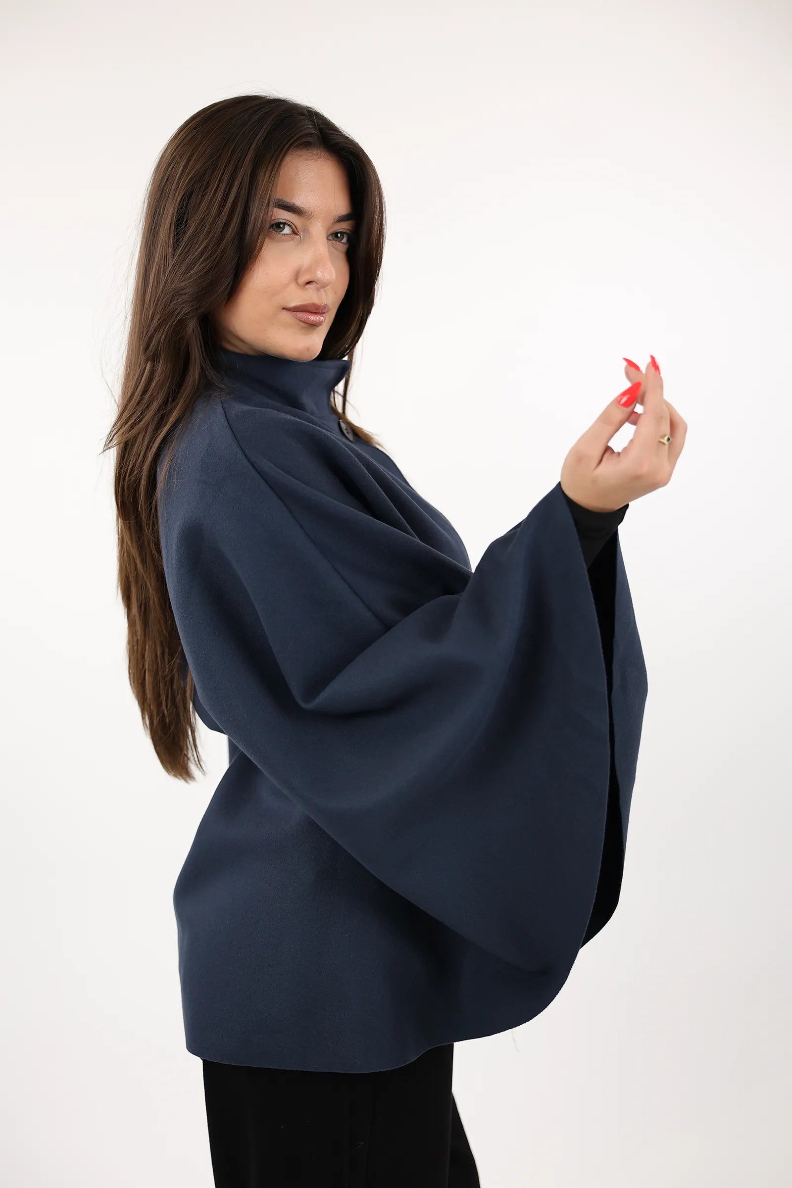 PALLTO BELTED PONCHO