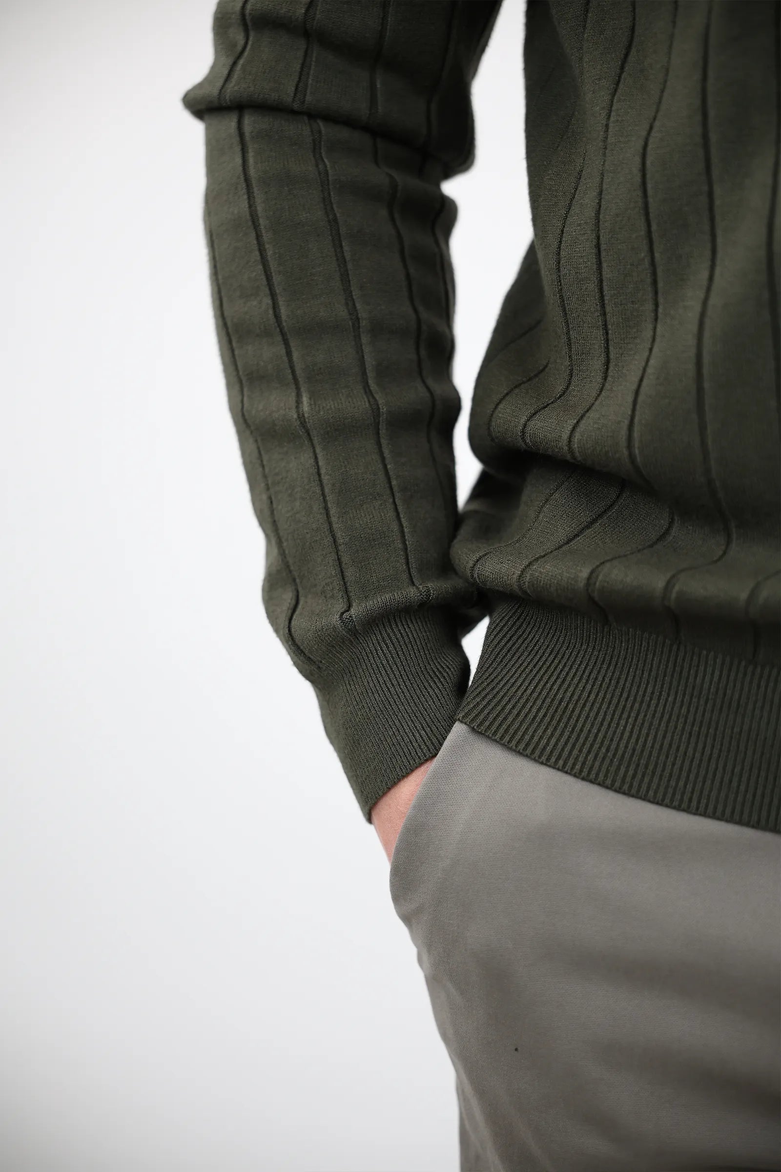 XHEMPER Textured Polo Shirt