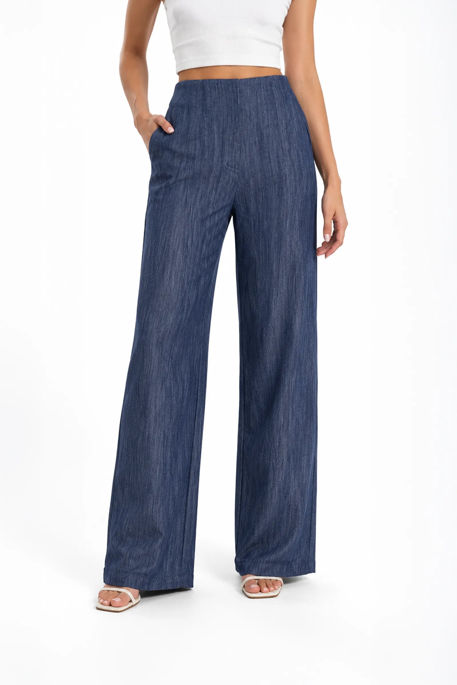 Pantallona flowy straight