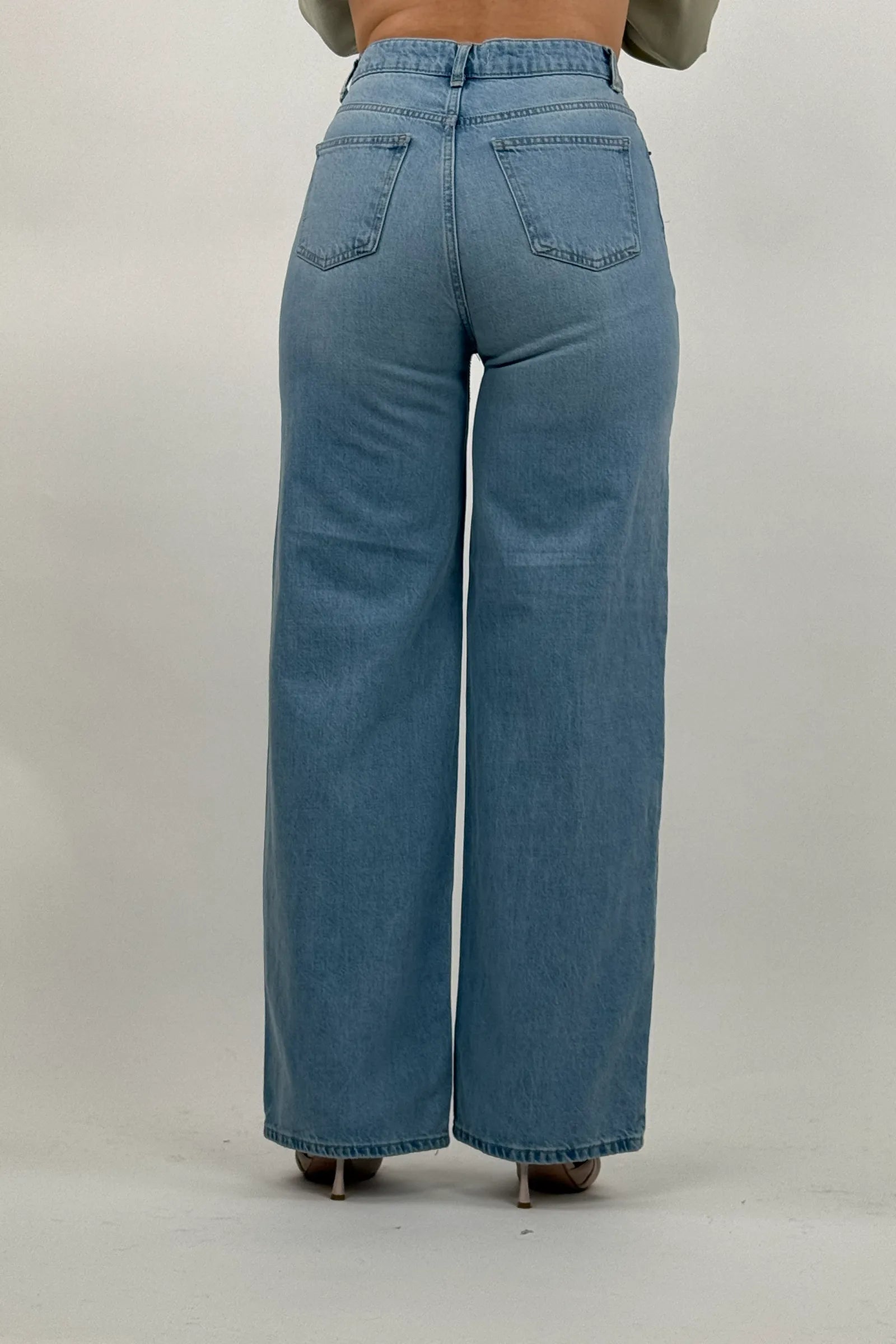 Farmerka trendy wide leg