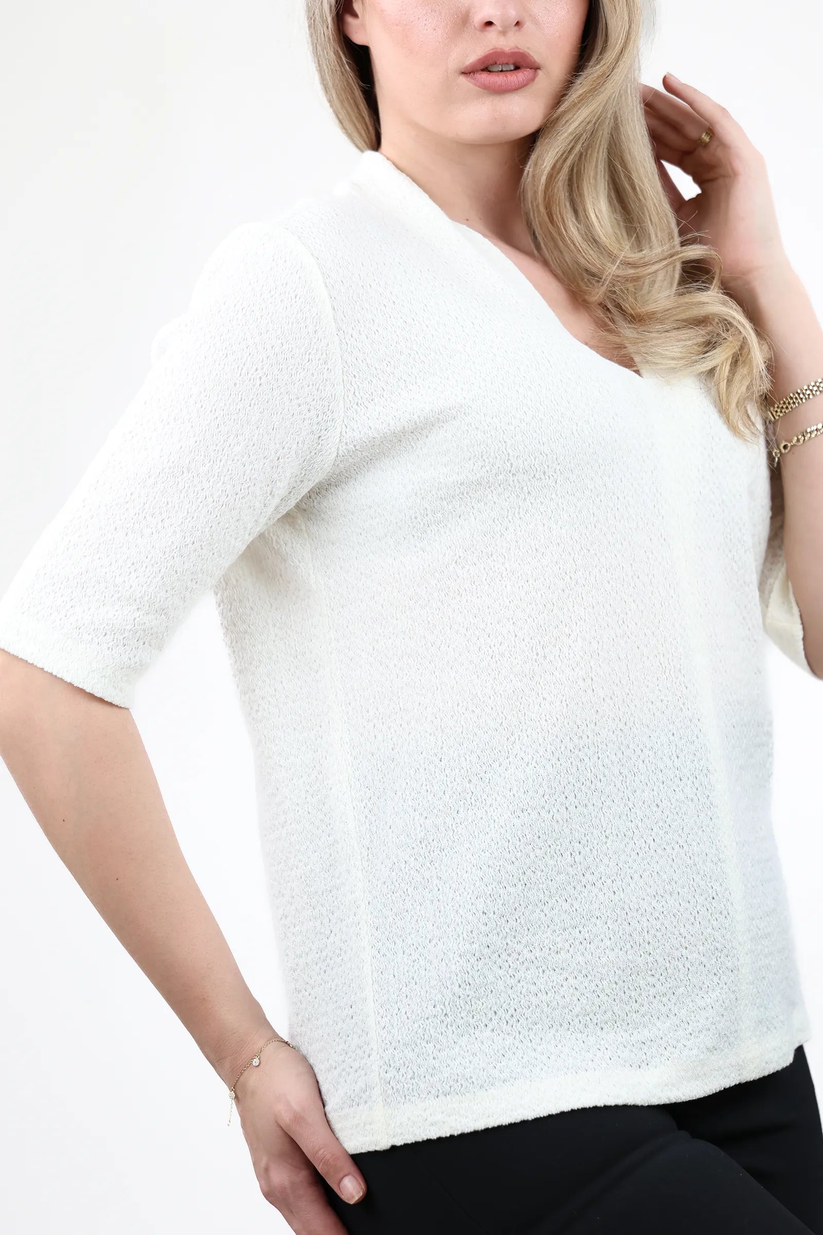Maice waffle knit