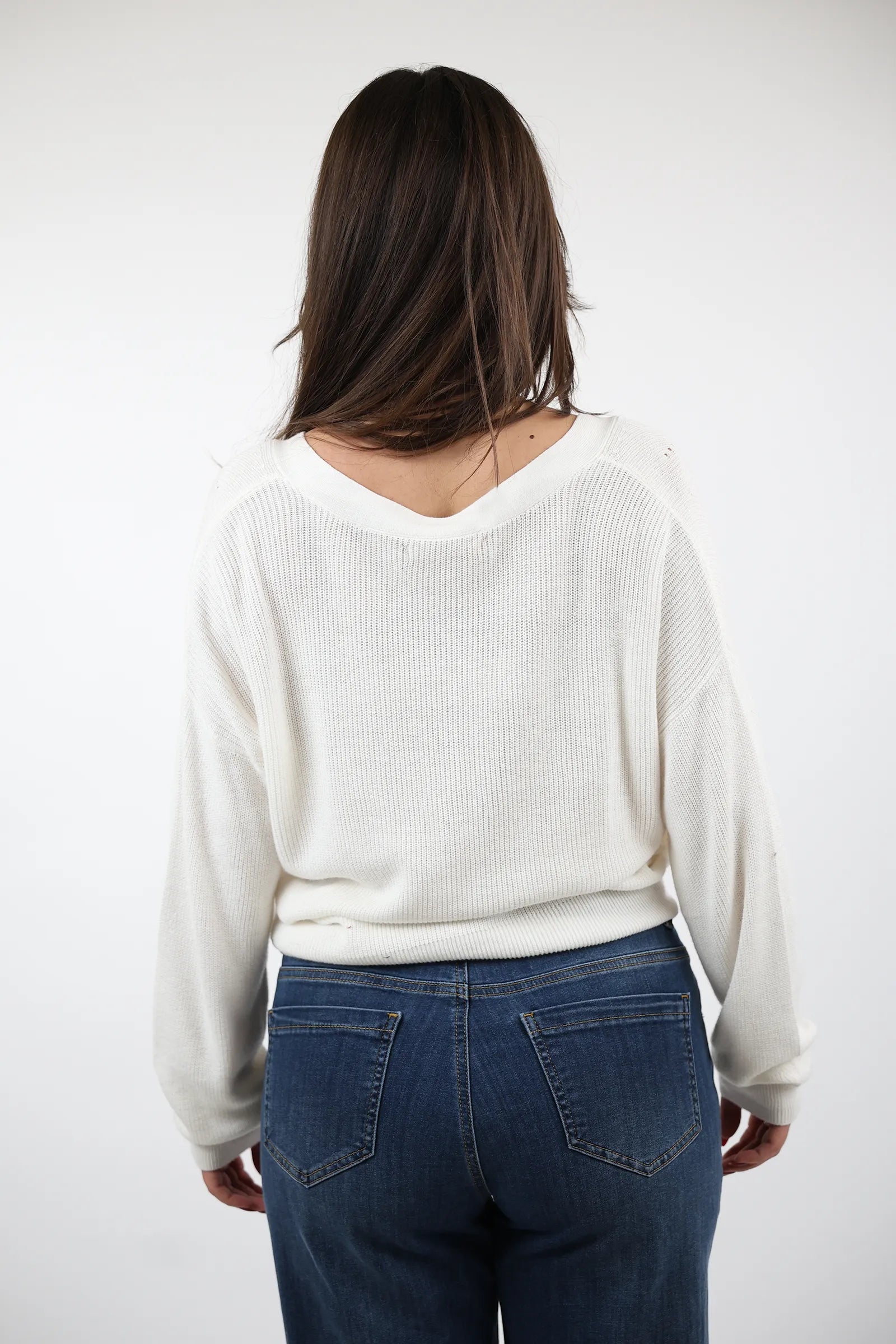XHEMPER Soft Knit V-Neck