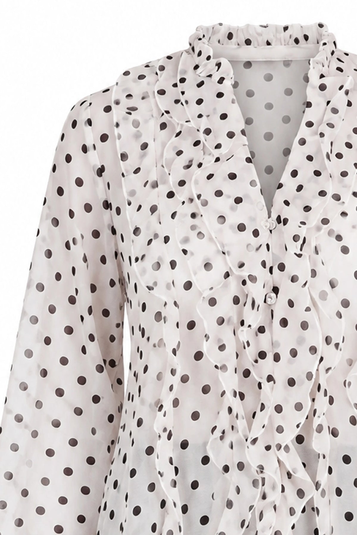 Kemishe brown polka dot