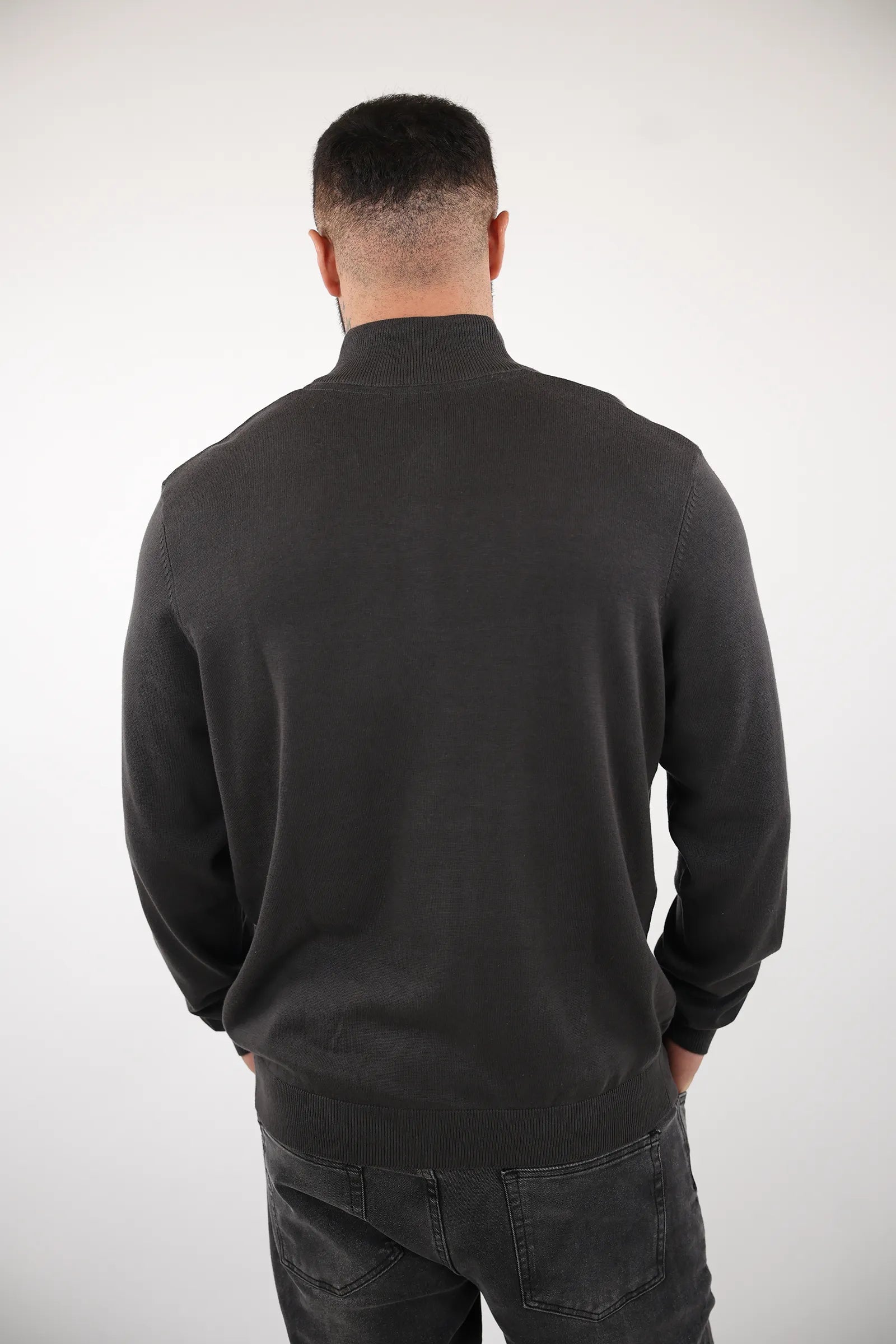 XHEMPER High Neck Zip up