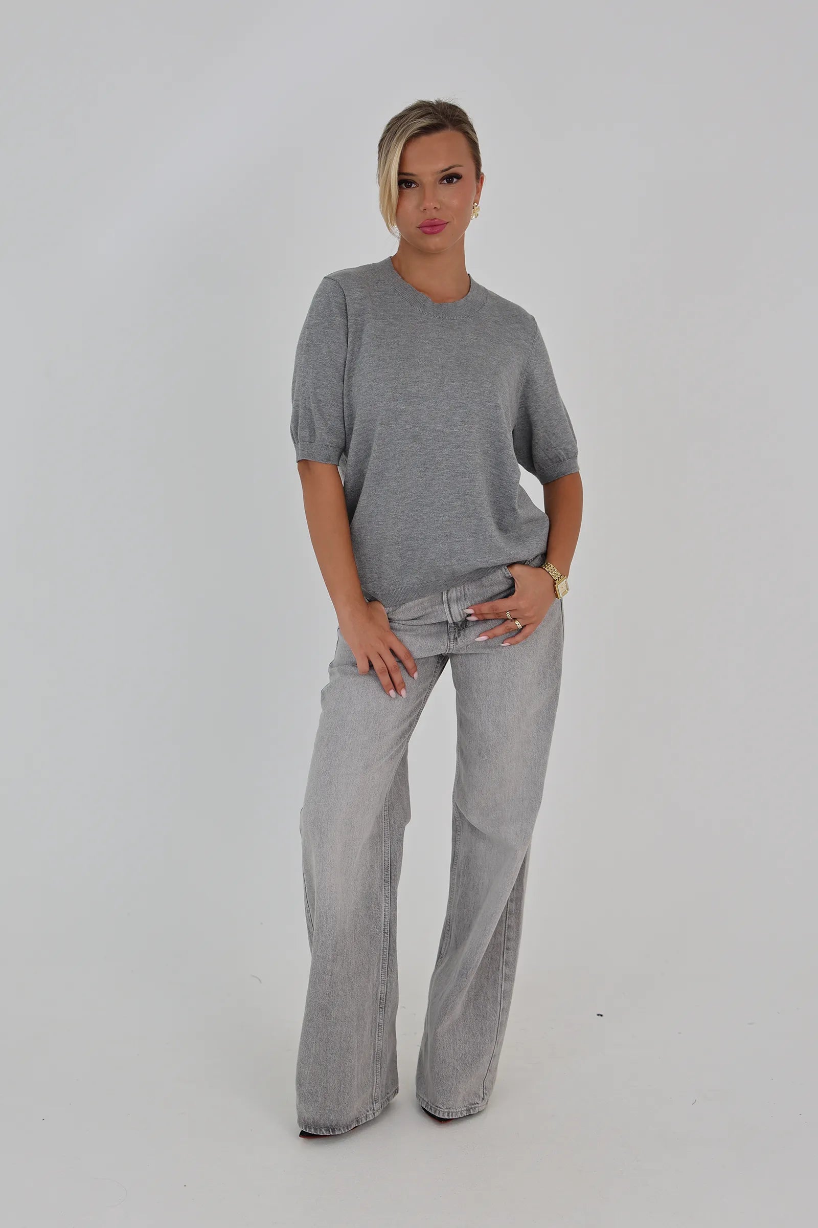 Maice knit tee