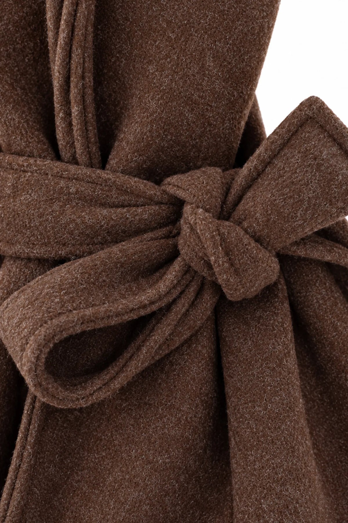 Pallto belted short wool