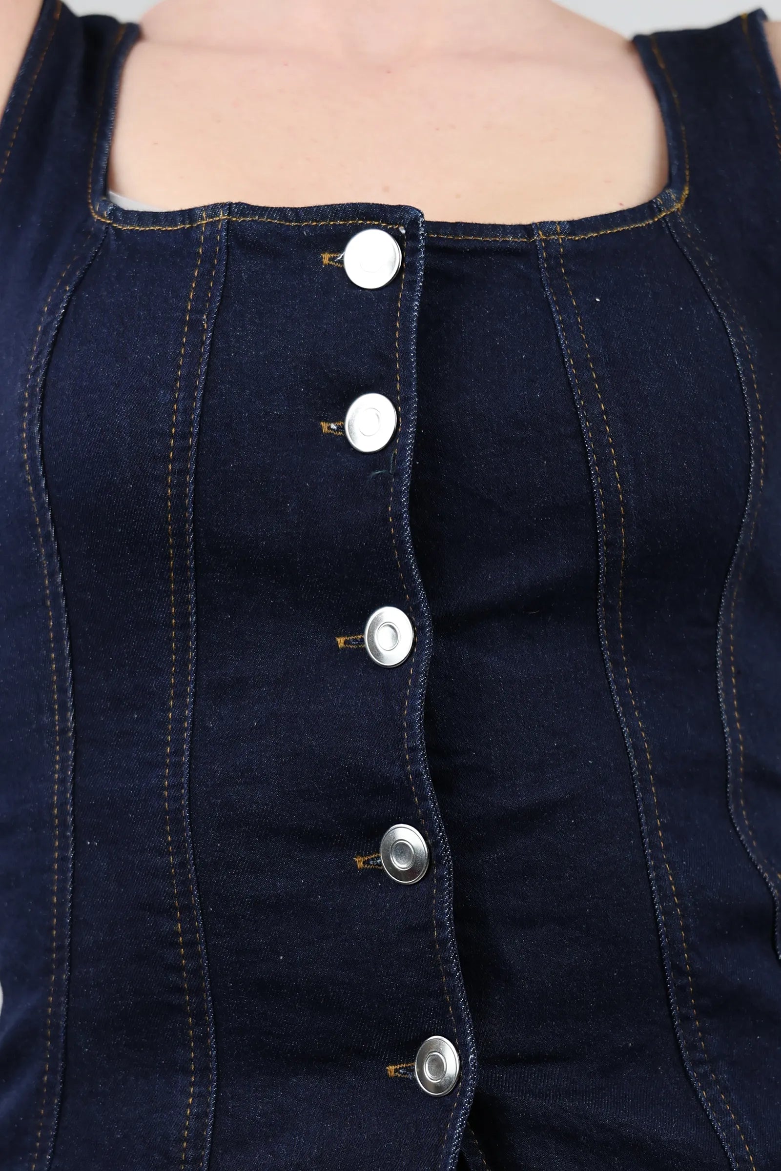 Jelek denim corset