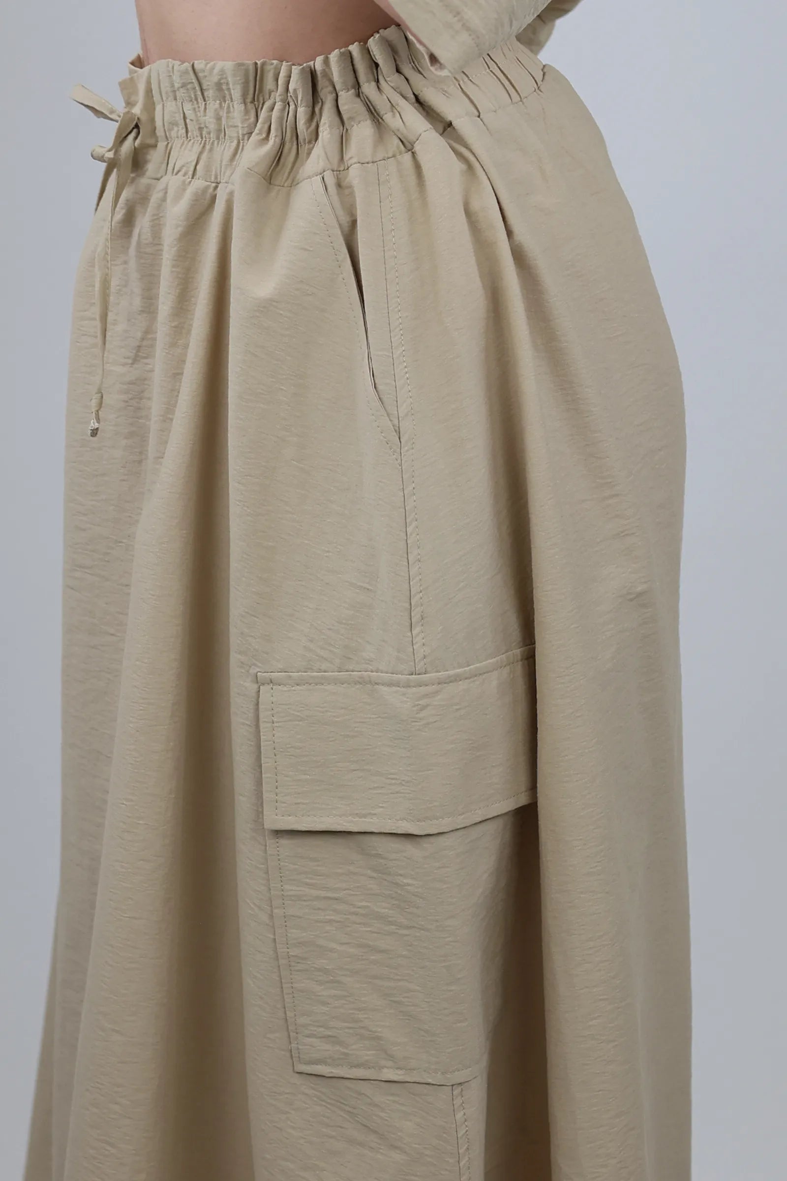Fund flowy midi skirt