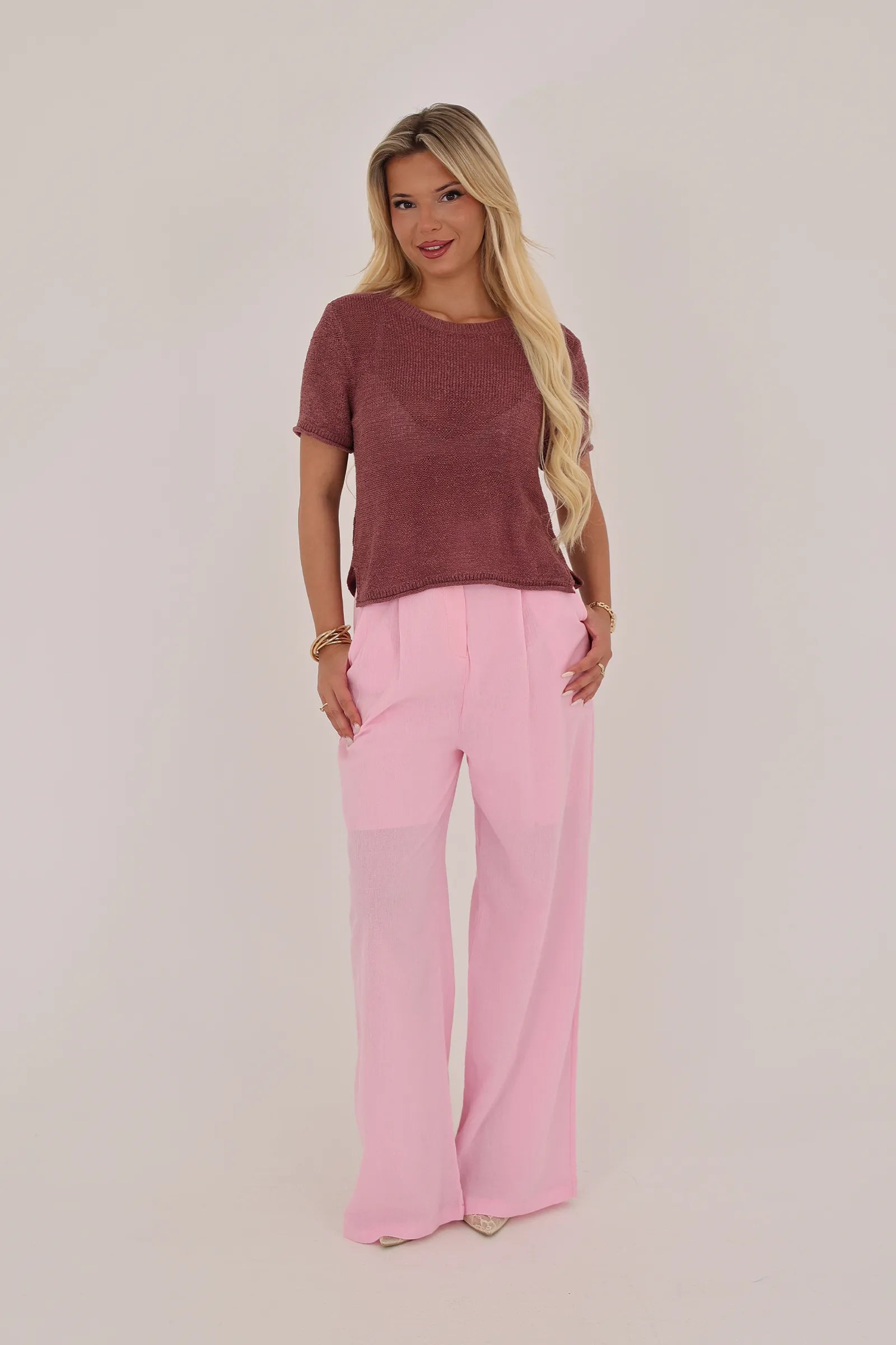 Maice open knit