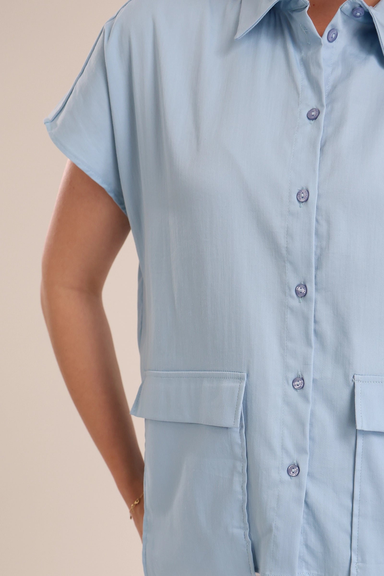 Kemishe blue button down