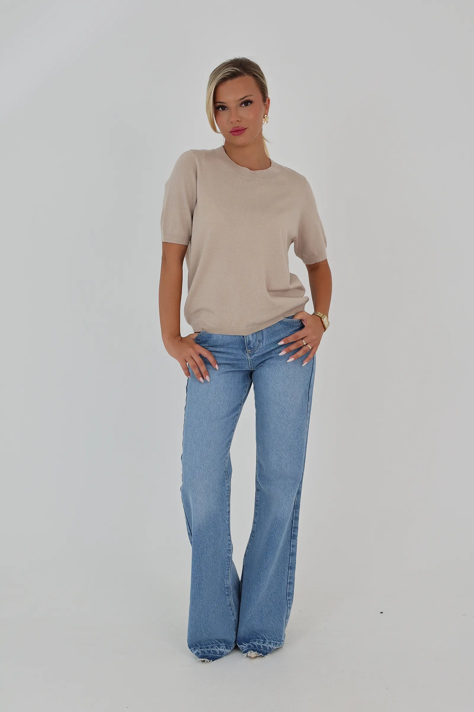 Maice knit tee