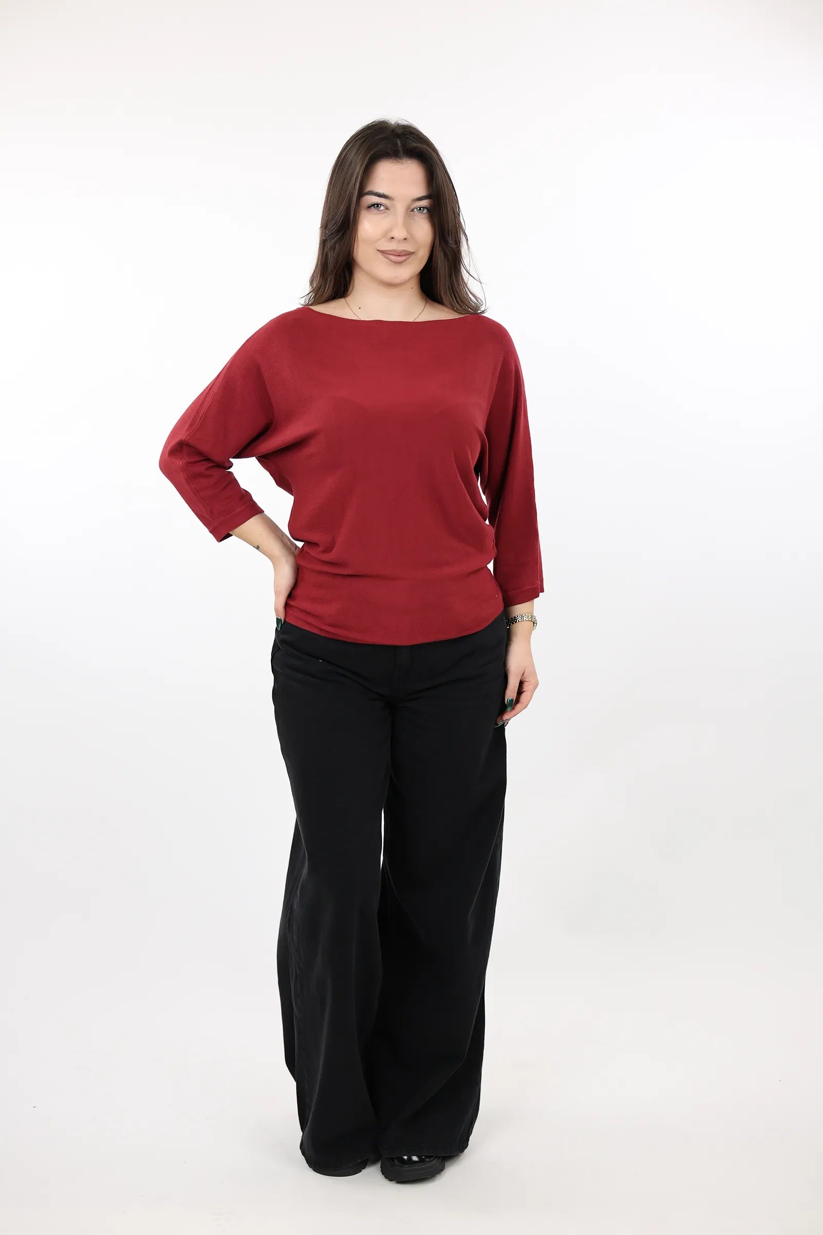 BLUZË Casual Knit Pullover