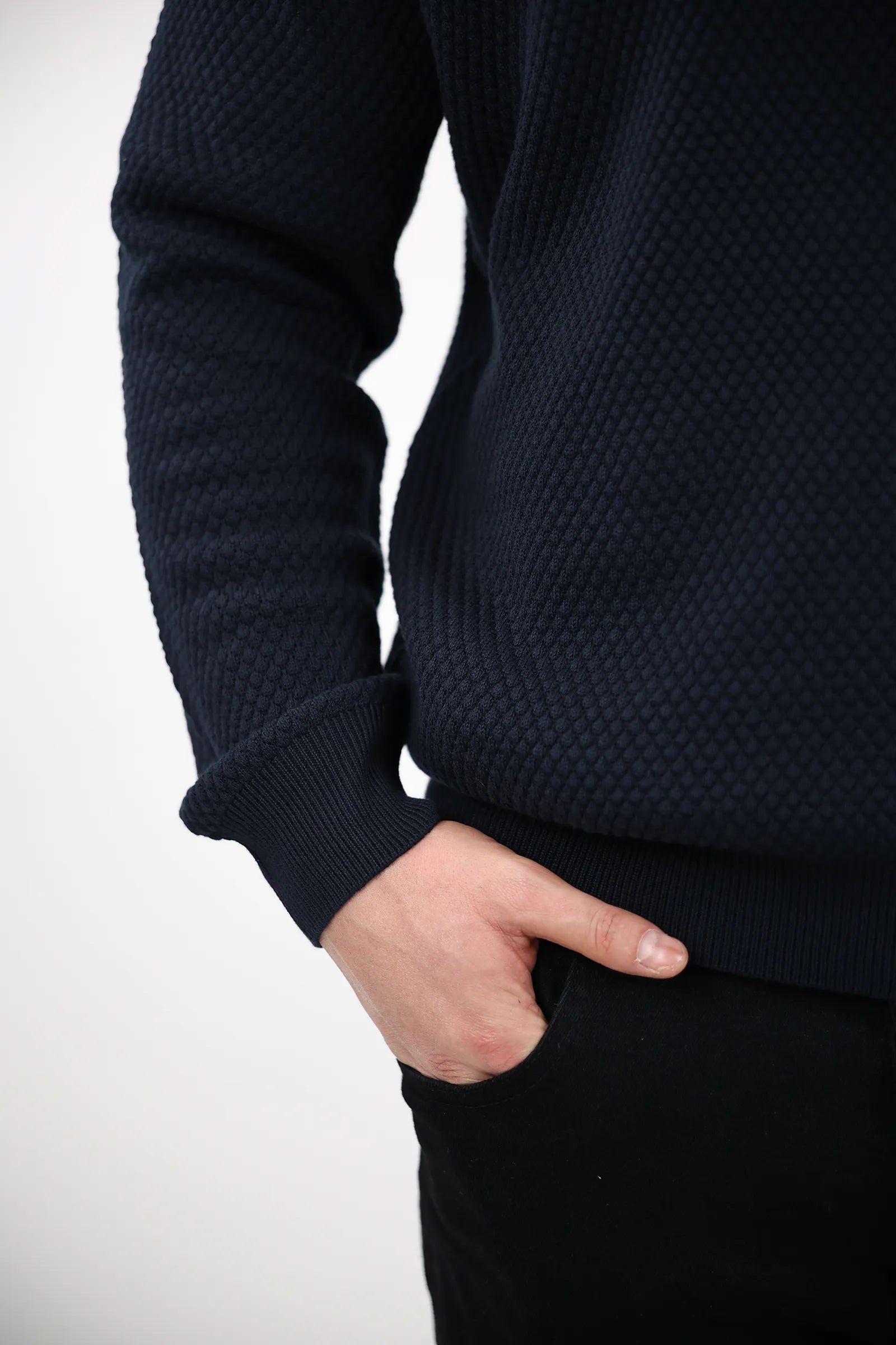 XHEMPER turtleneck zip