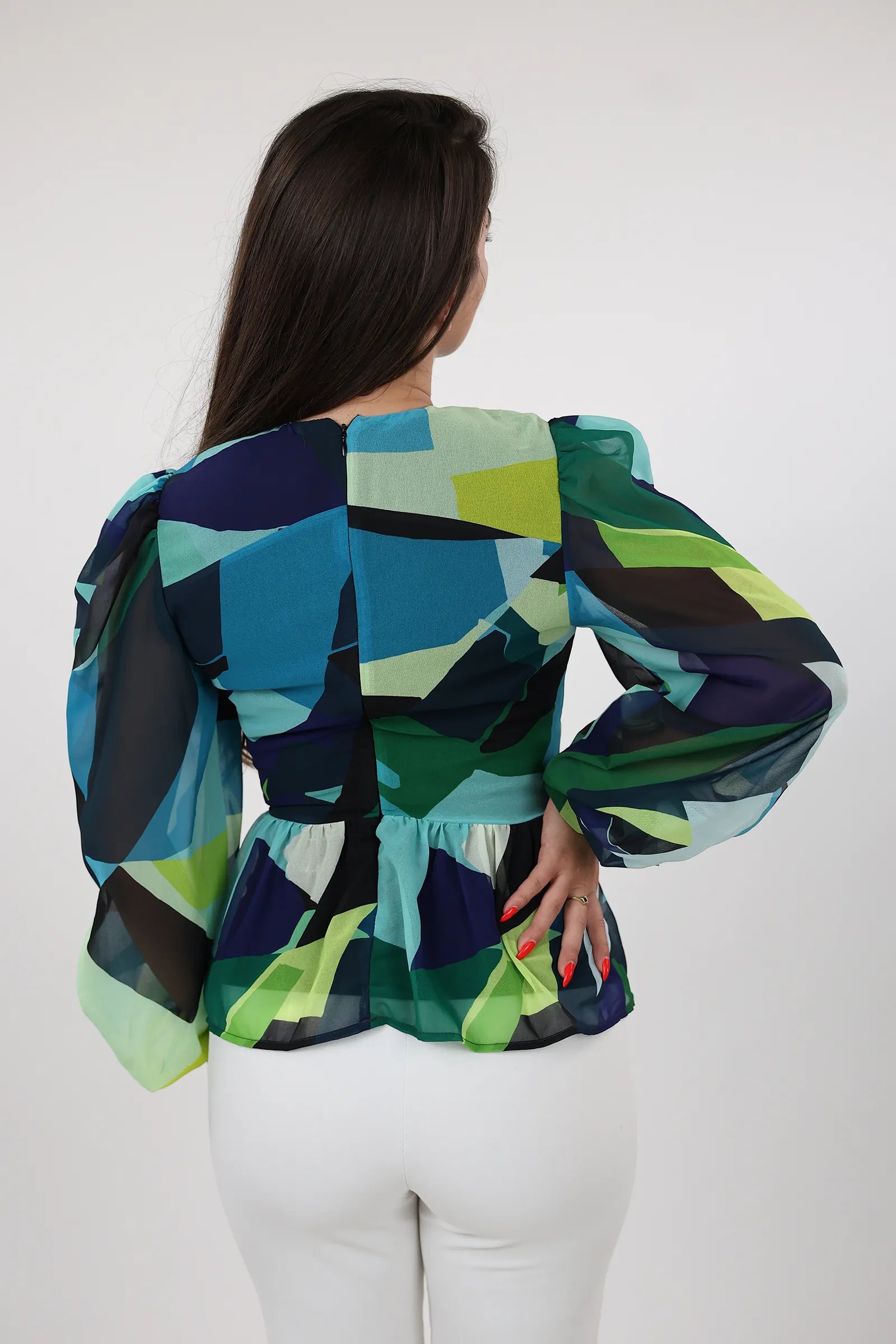 BLUZË PRINTED SATIN