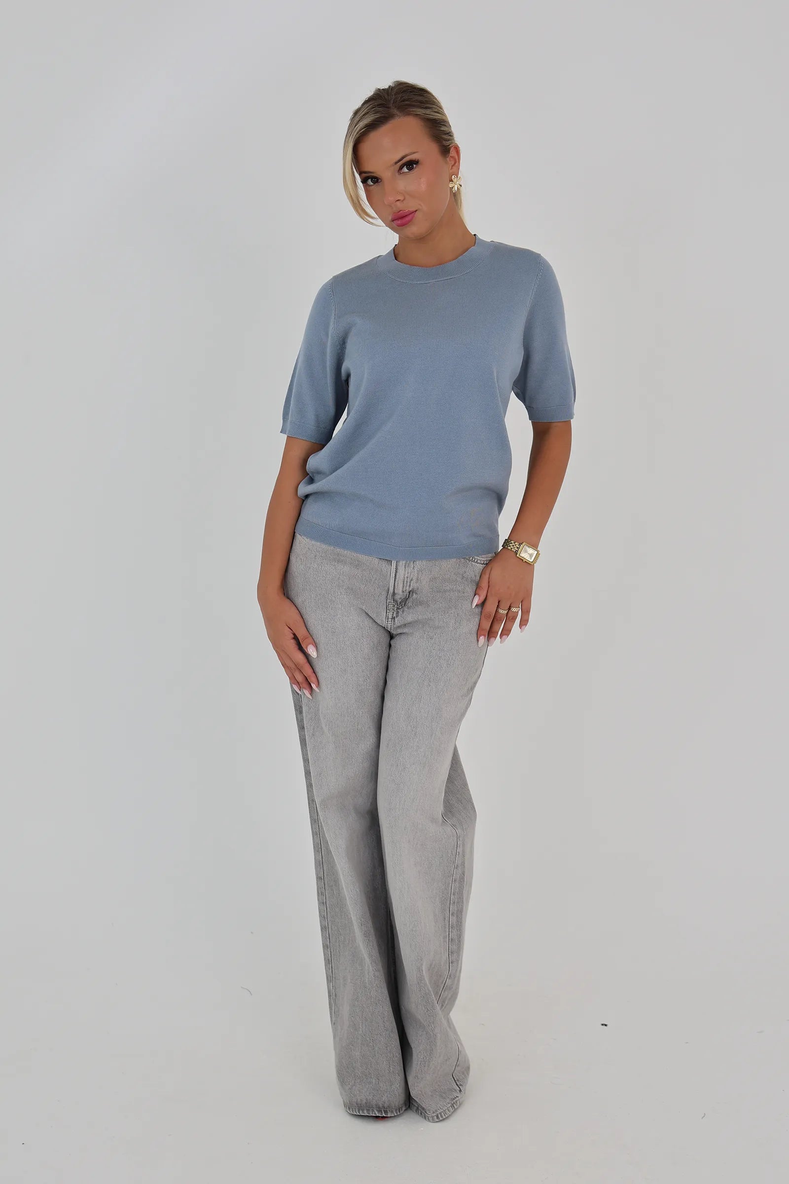 Maice knit tee