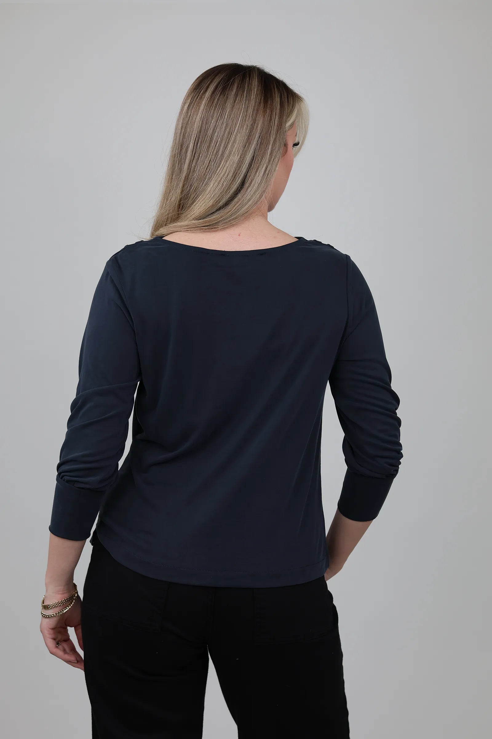 Bluze drape neck