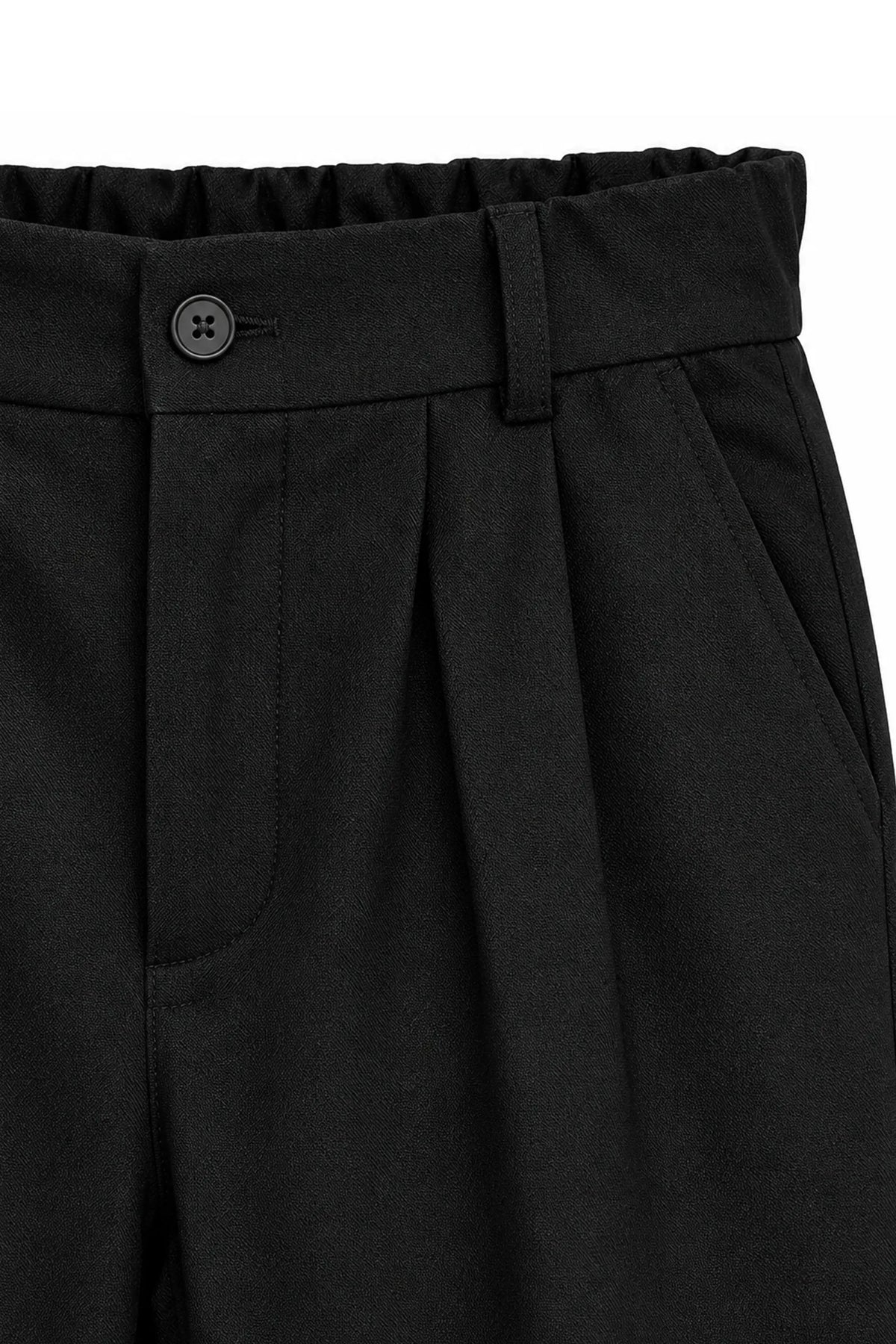 Pantallona black elastic waist