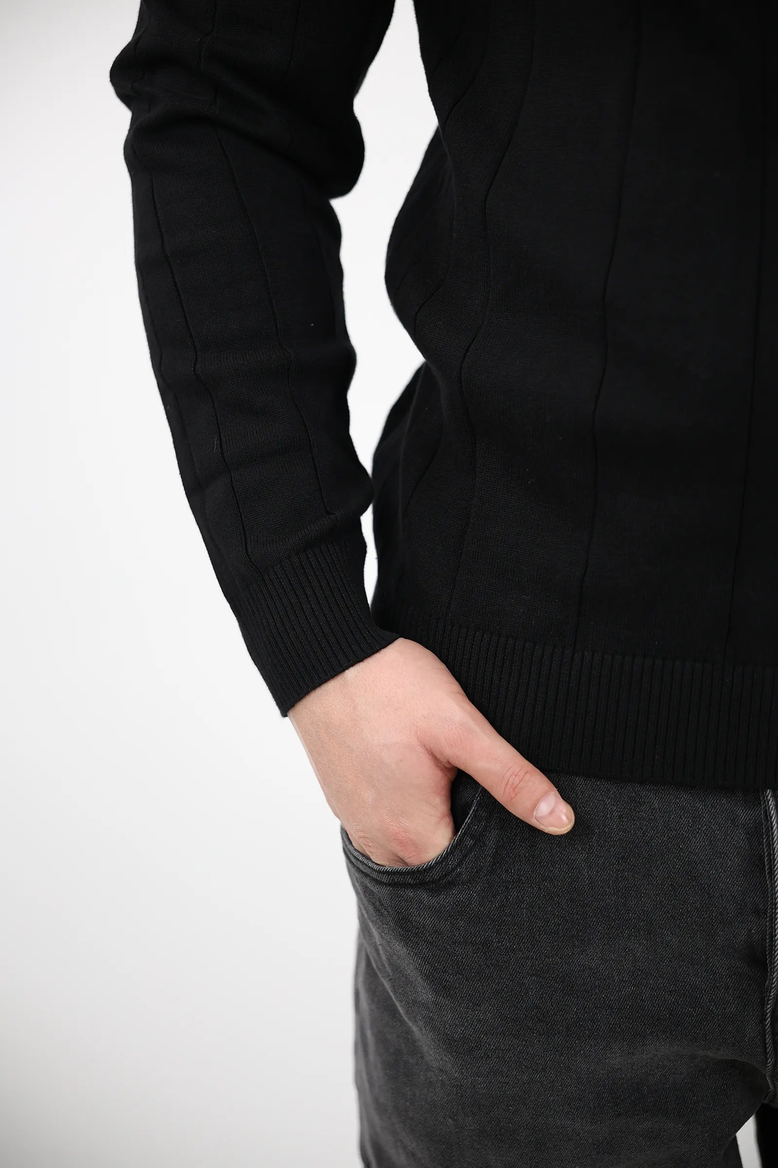 XHEMPER Vertical Stripe Sweater