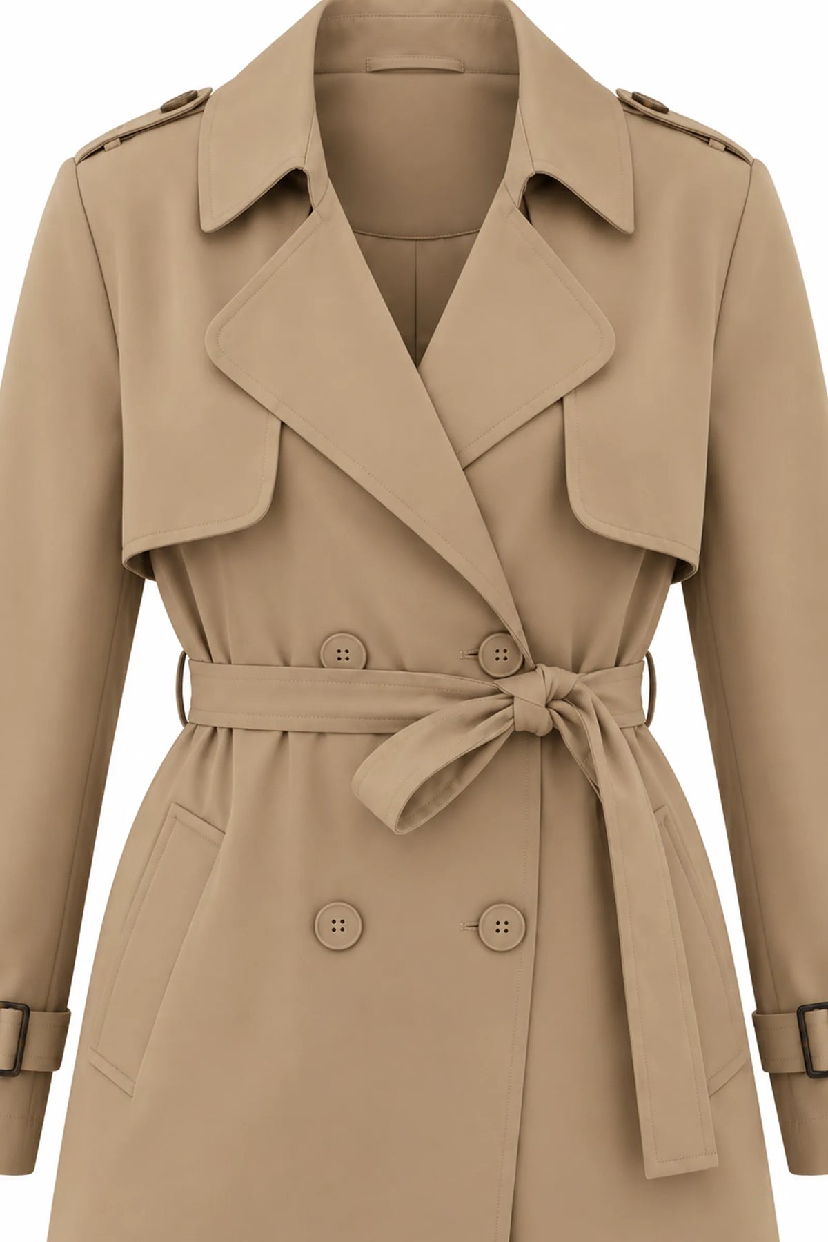 Mantil bellted trench