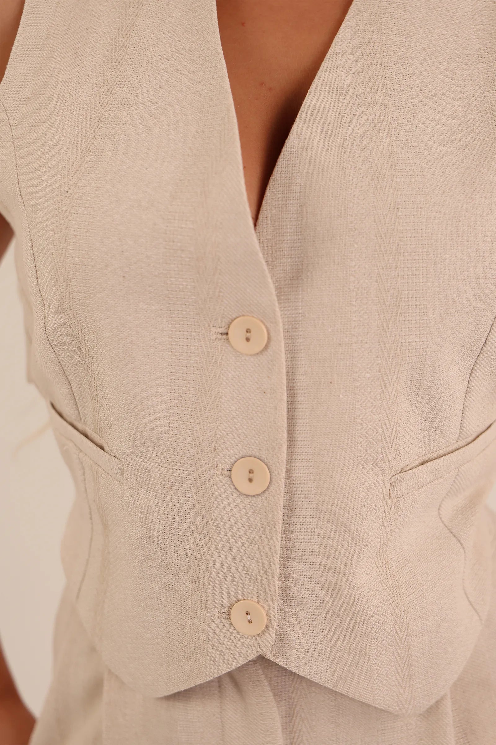 Jelek linen vest