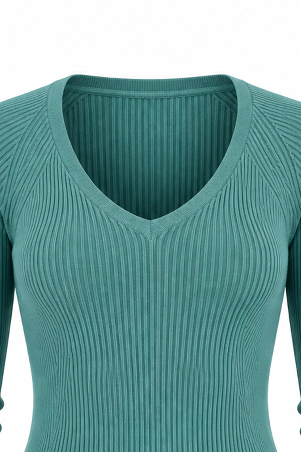 Bluze v-neck knit