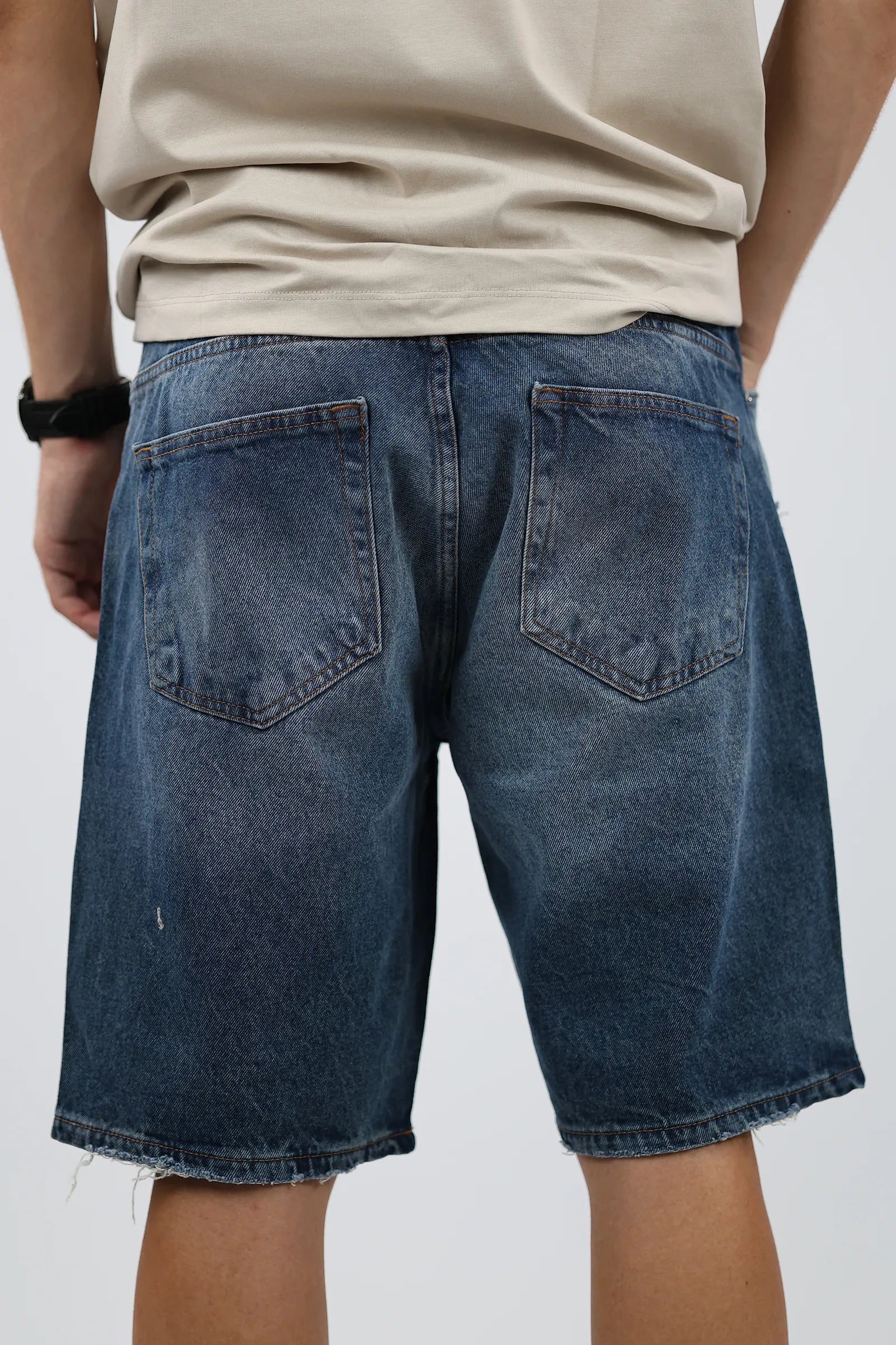 FARMERKA RIPPED BERMUDA