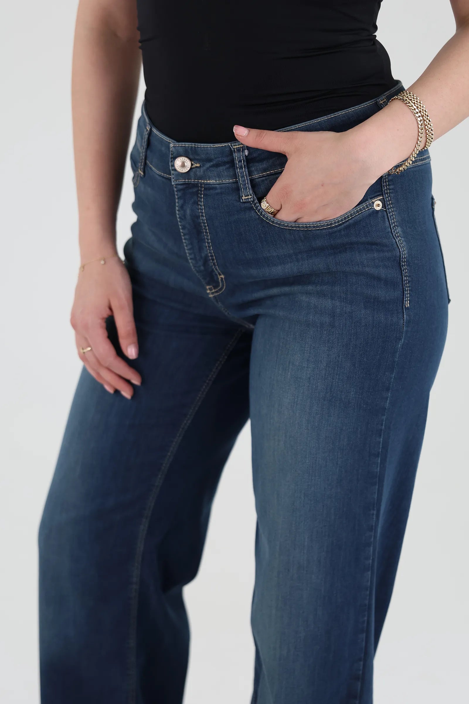 Farmerka high waisted flare