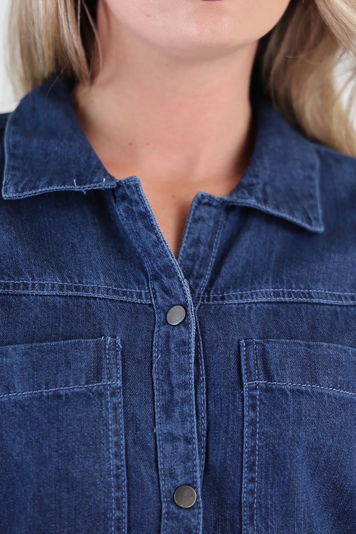 Kemishe dark blue denim