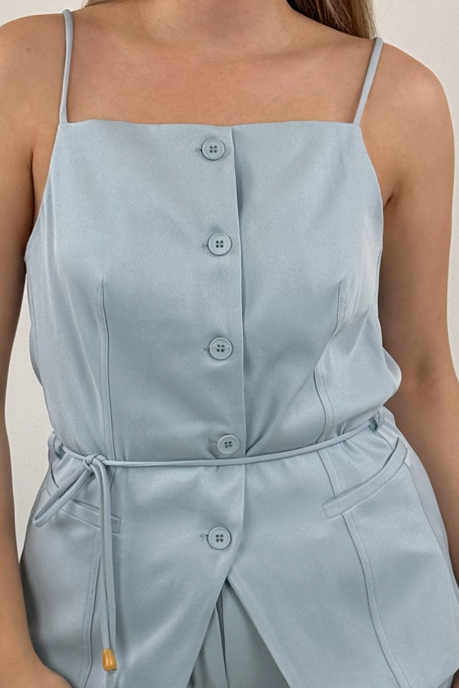 Maice button-up vest