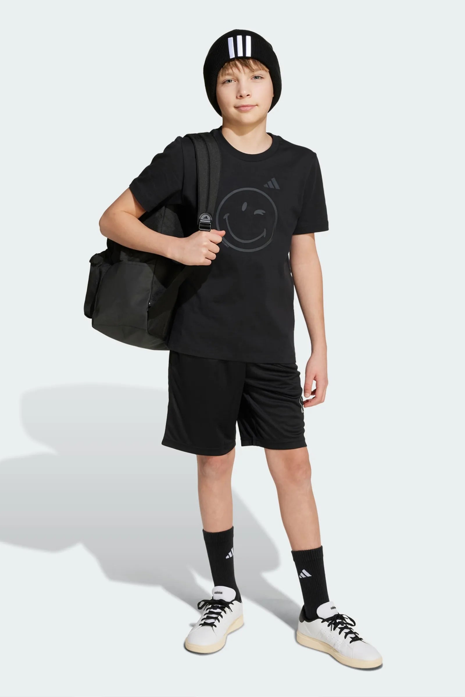 MAICË T-SHIRT UNISEX ADIDAS SMILEYWORLD GRAPHICS TEE - NERO